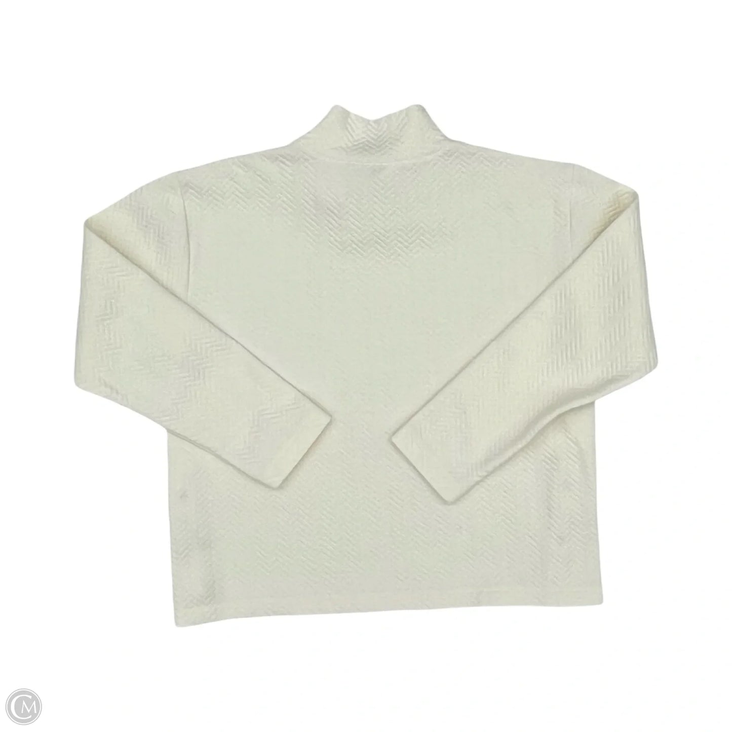 Top Long Sleeve By J. Crew In Cream, Size: M