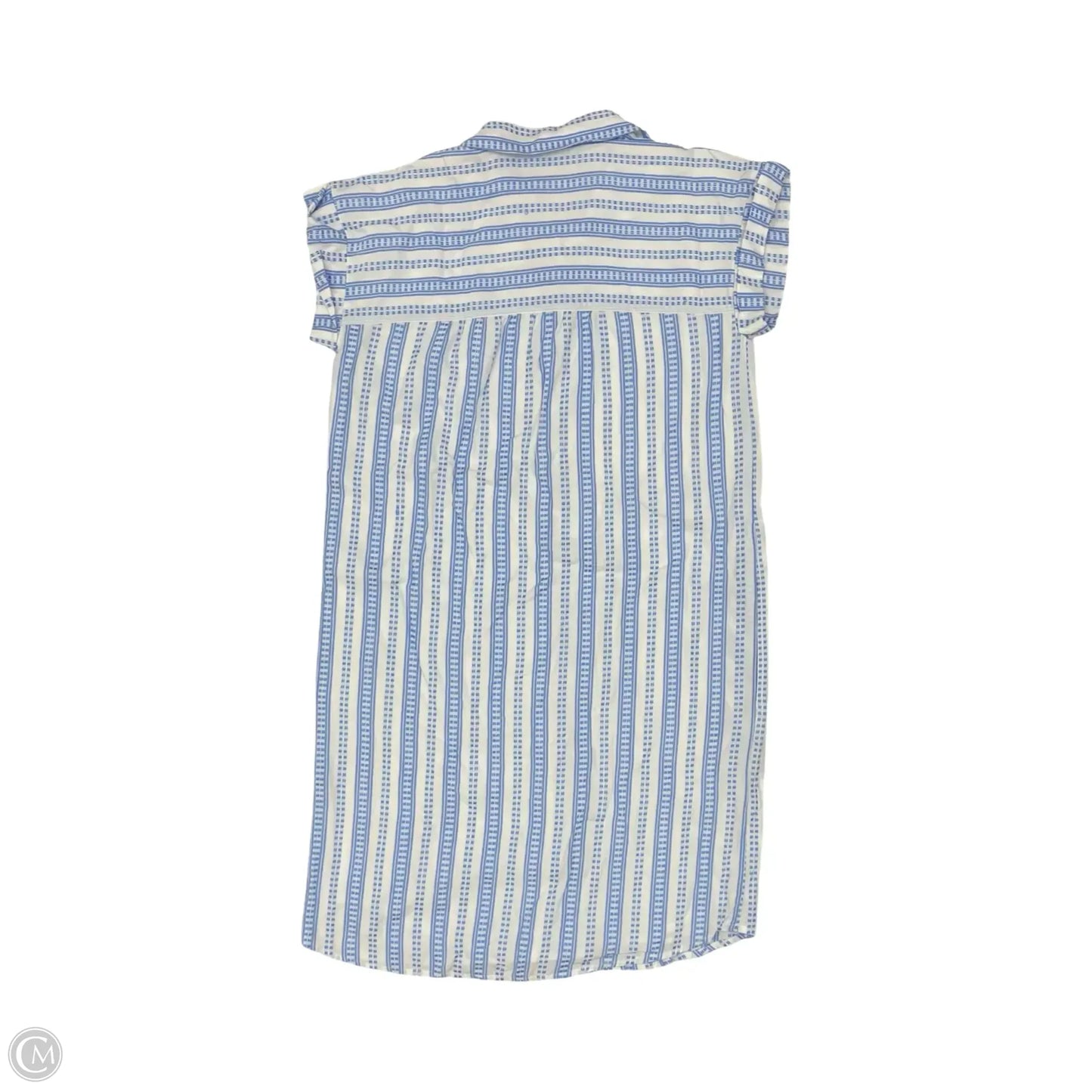 Dress Party Short By Loft In Blue & White, Size: Xs