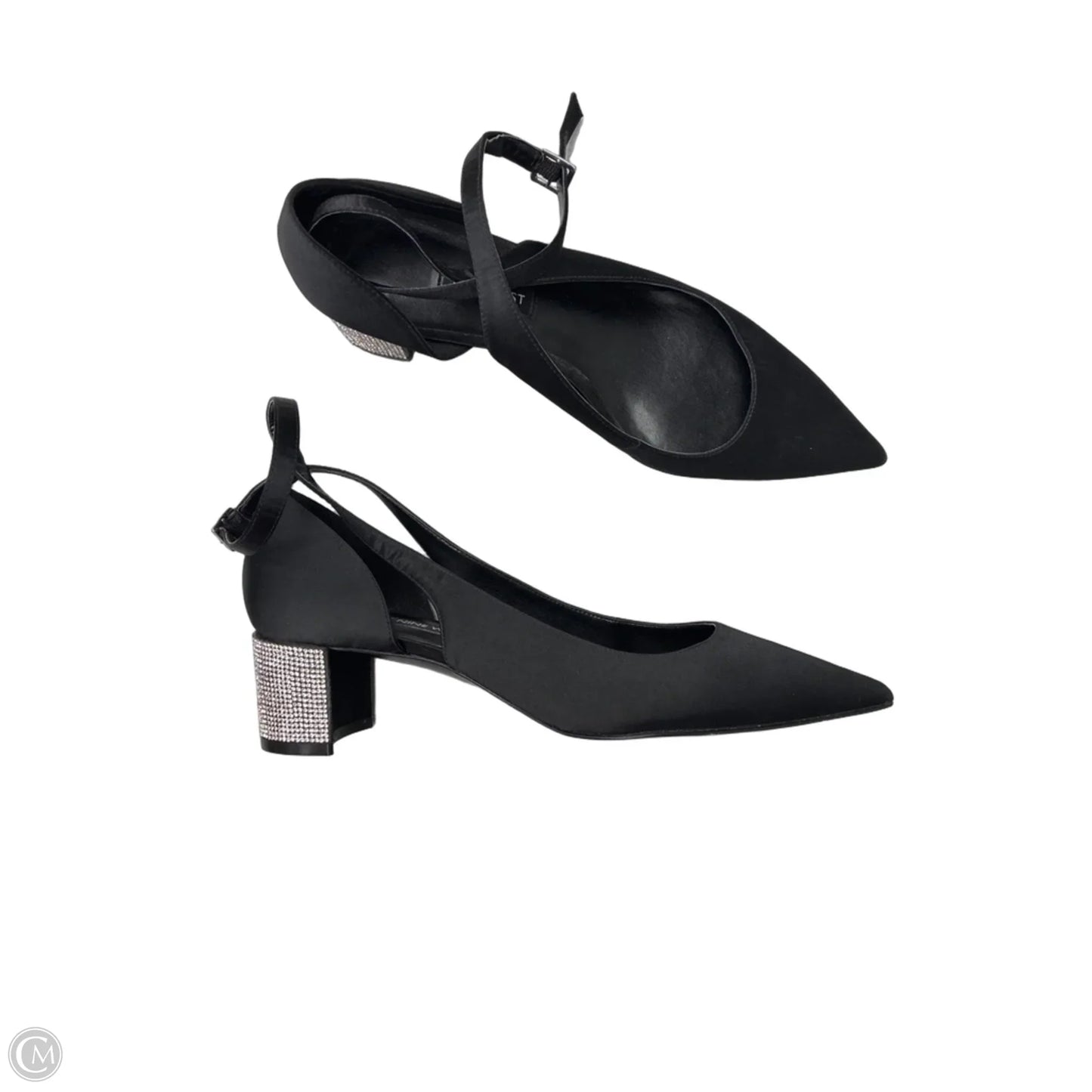 Shoes Heels Block By Nine West In Black, Size: 9.5