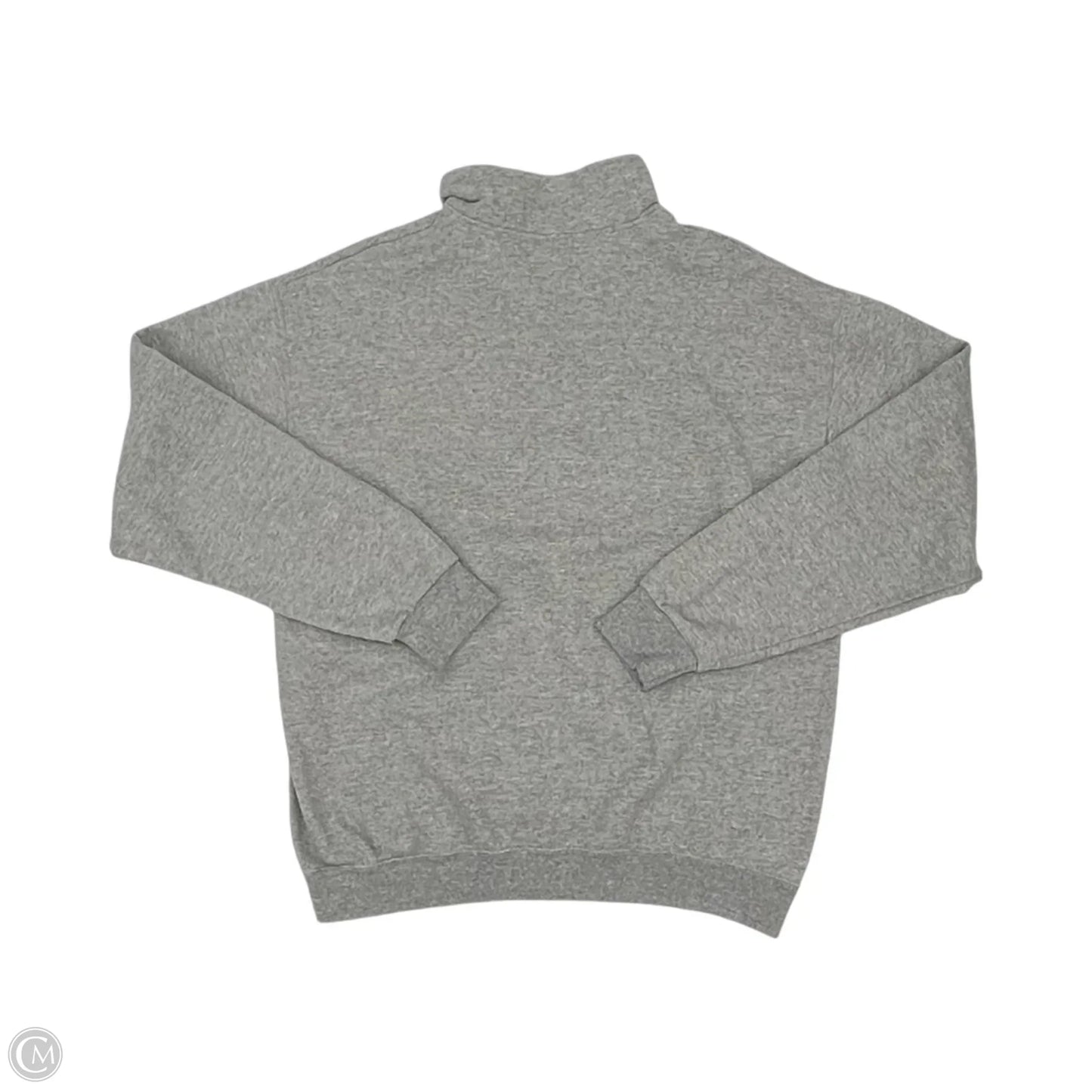 Sweatshirt Collar By Jerzees In Grey, Size: L