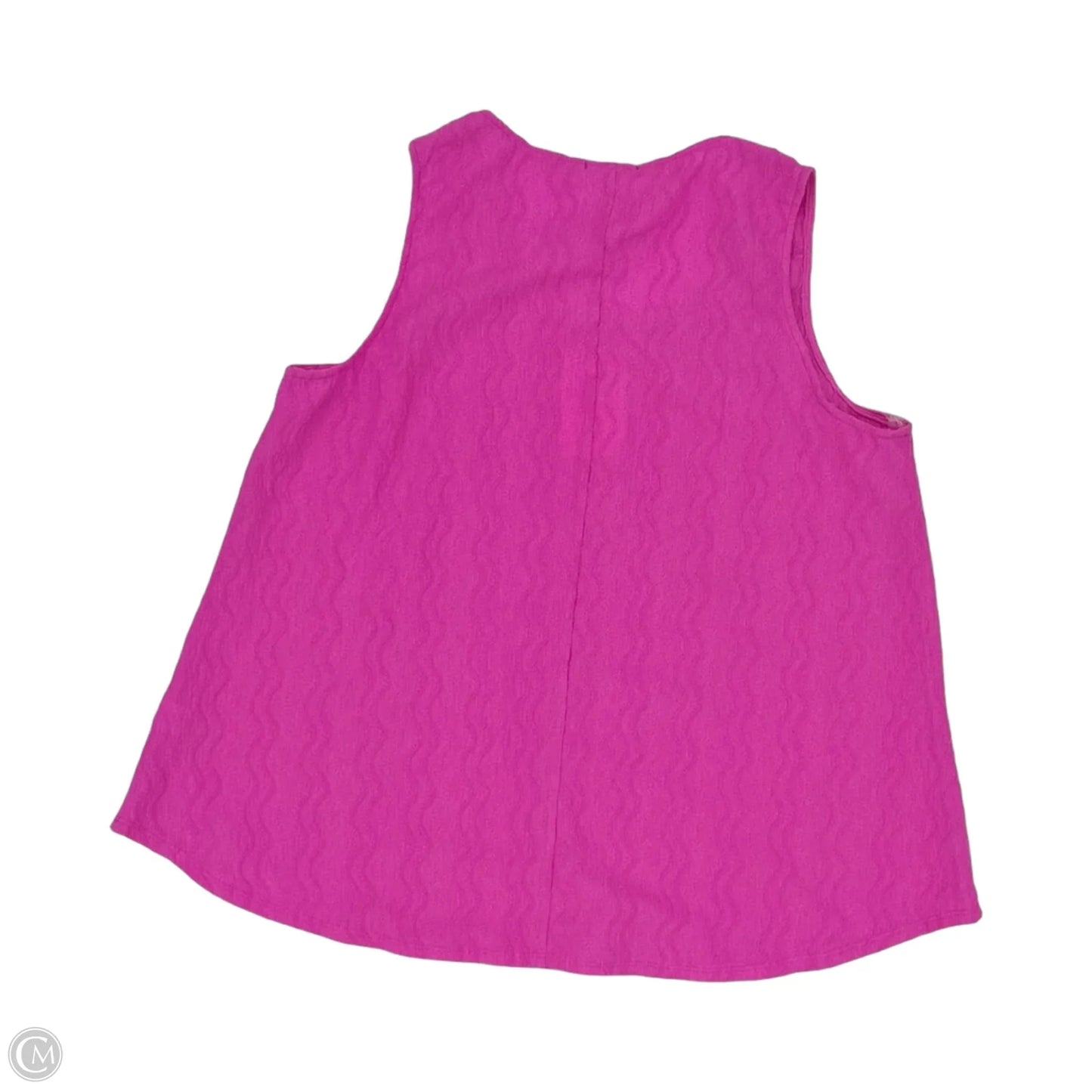 Blouse Sleeveless By Andree By Unit In Pink, Size: L