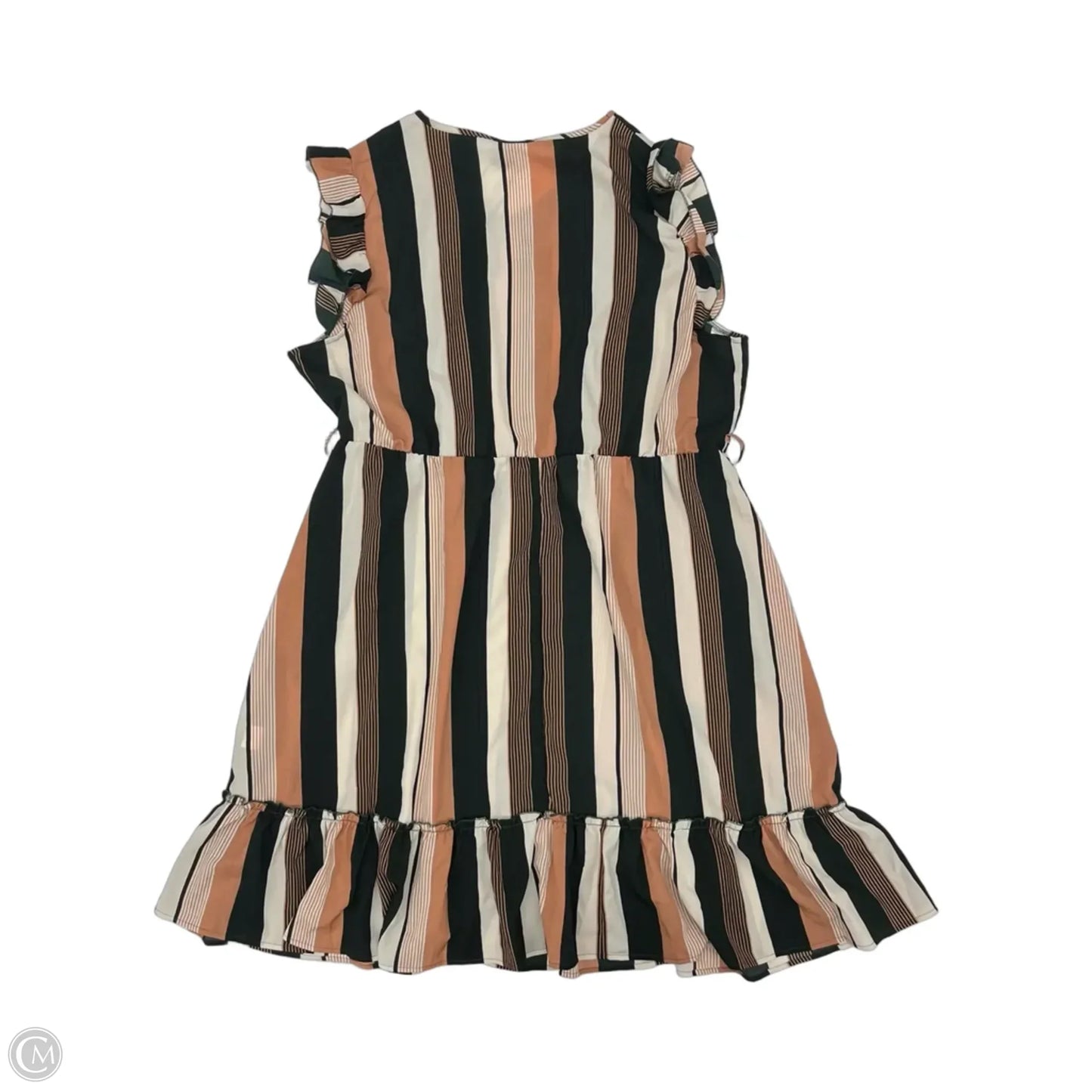 Dress Party Midi By Cme In Striped Pattern, Size: 3x