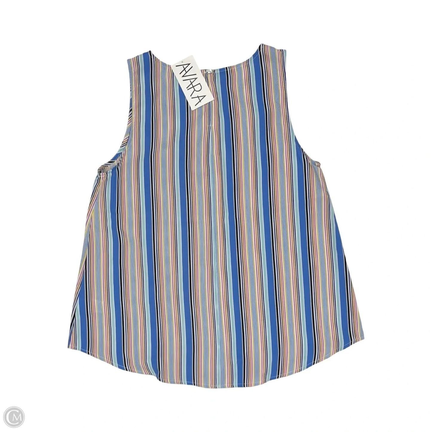 Blouse Sleeveless By Staccato In Blue, Size: M