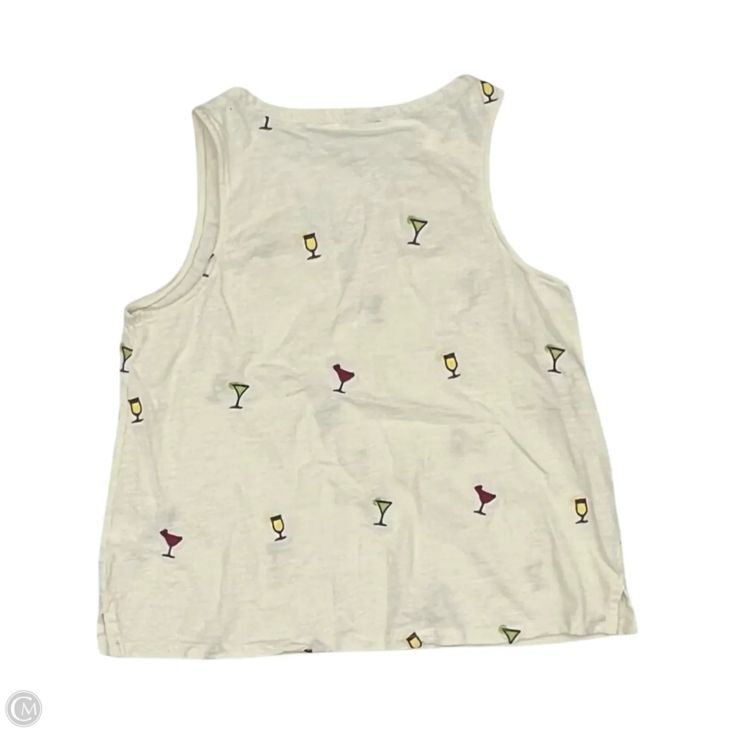 Top Sleeveless By Lucky Brand In Cream, Size: M