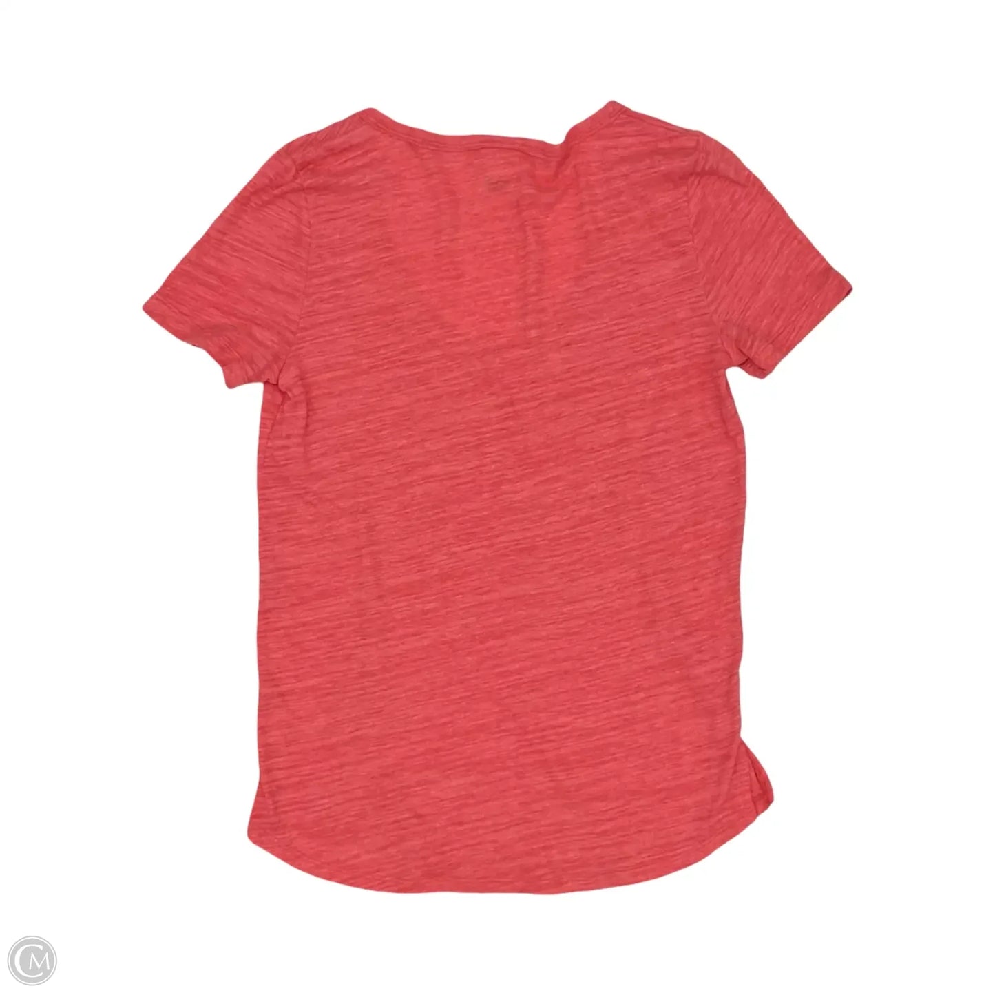 Top Short Sleeve By Pink In Coral, Size: Xl