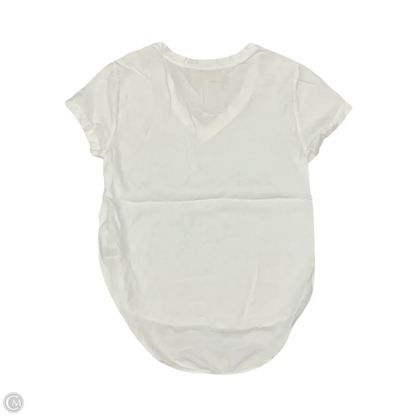 Blouse Short Sleeve By Cloth & Stone In White, Size: Xs