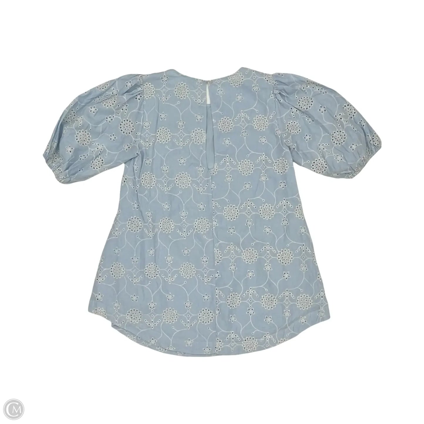 Dress Party Short By Clothes Mentor In Blue & White, Size: M