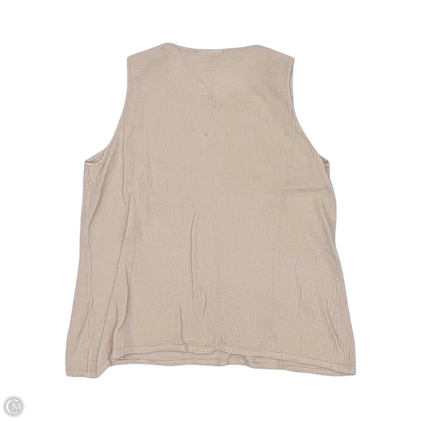 Blouse Sleeveless By Bryn Walker In Pink, Size: L