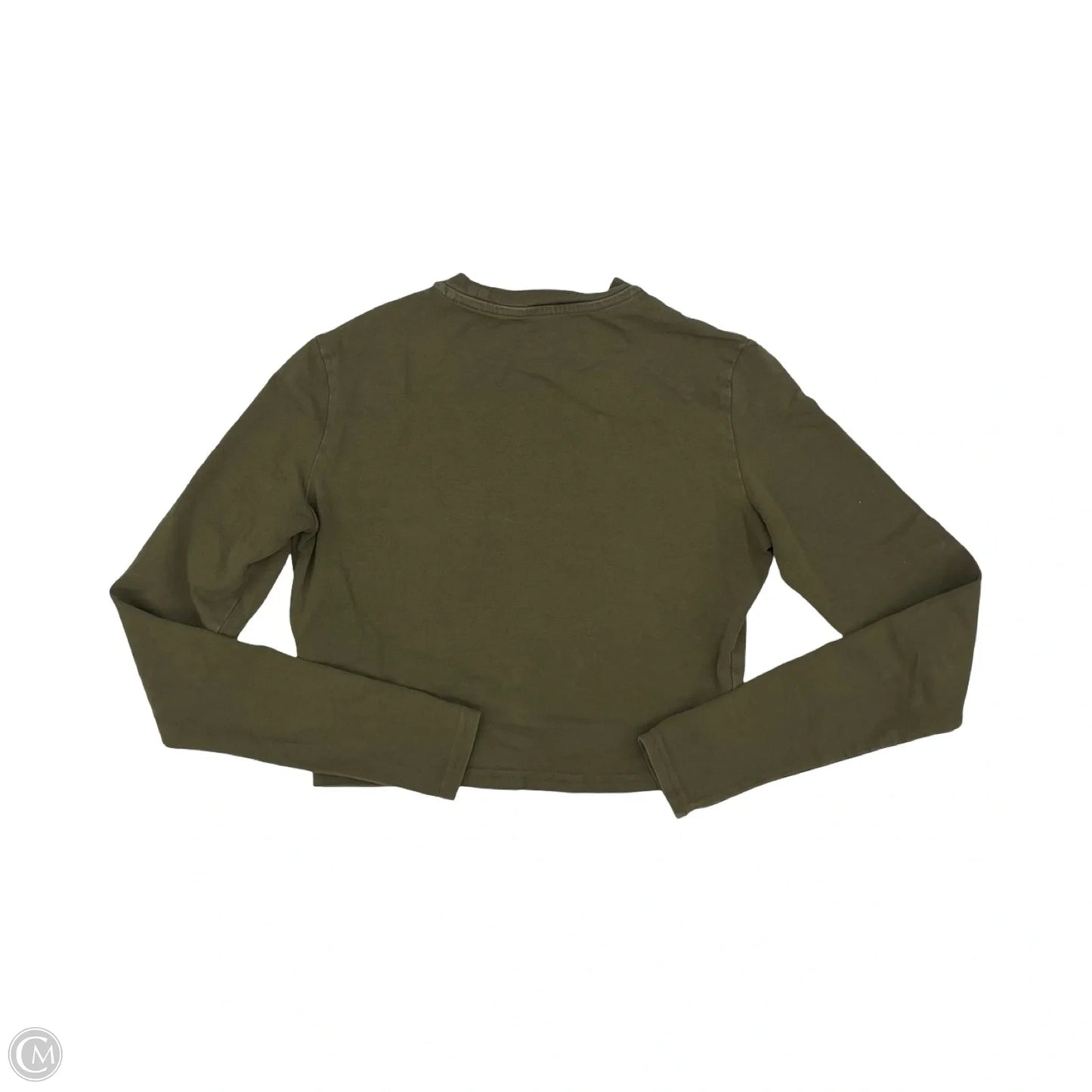 Top Long Sleeve By Dickies In Green, Size: S