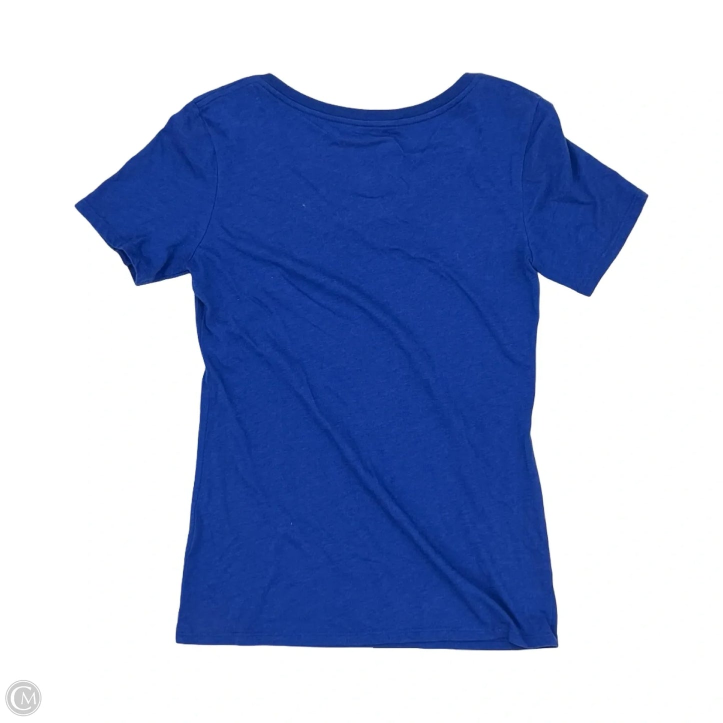 Athletic Top Short Sleeve By Nike Apparel In Blue, Size: S