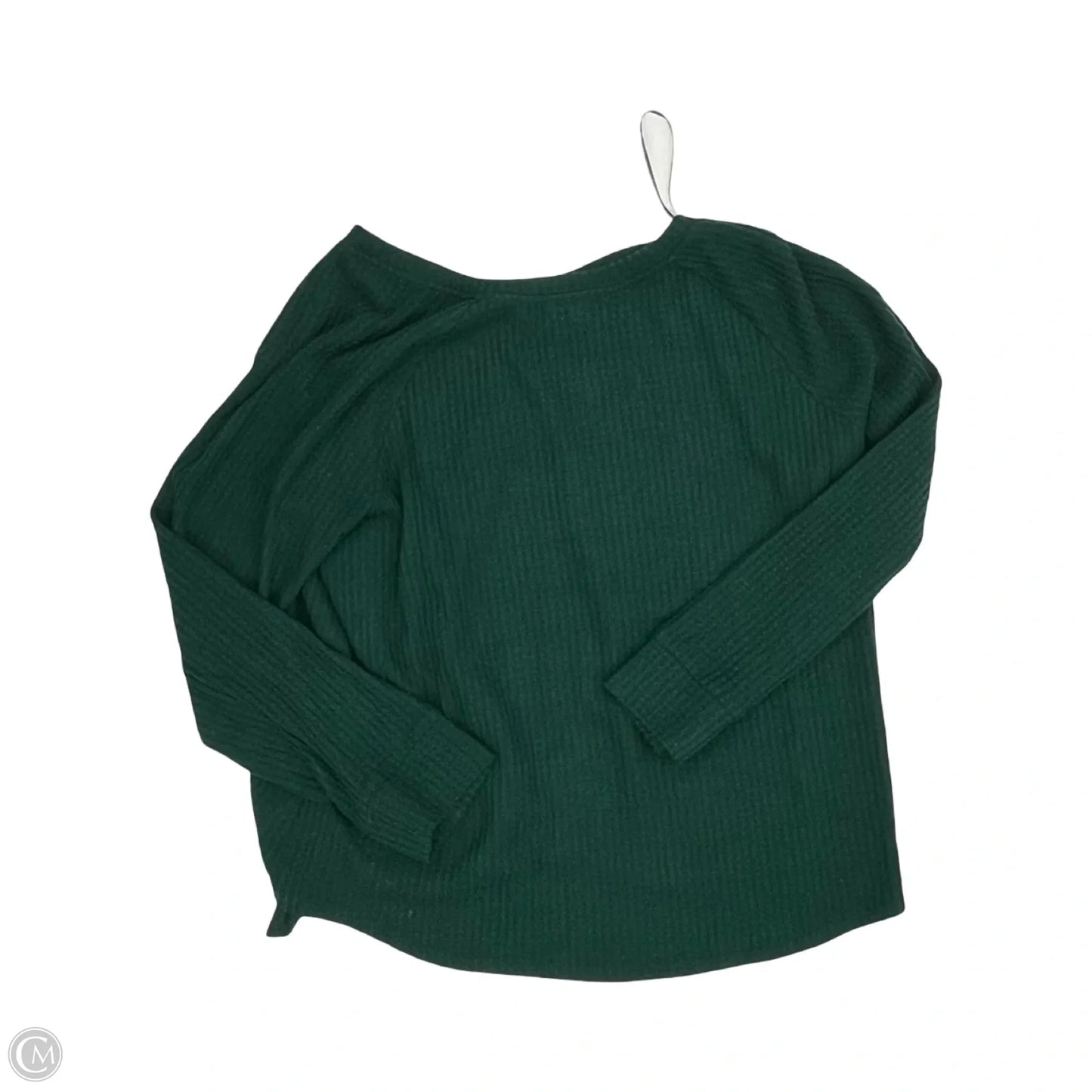 Top Long Sleeve By Nine Britton In Green, Size: Xl