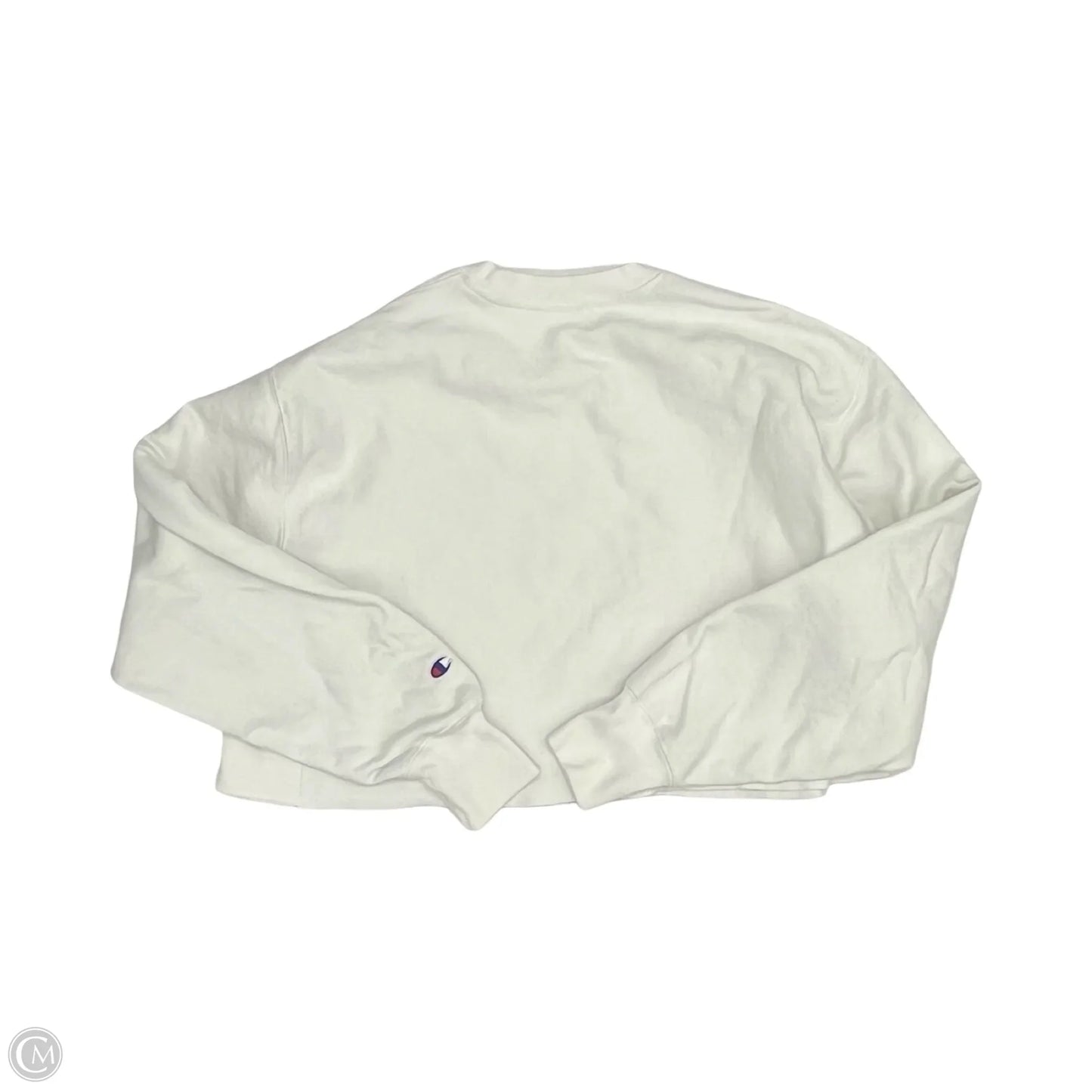Athletic Sweatshirt Crewneck By Champion In White, Size: Xl