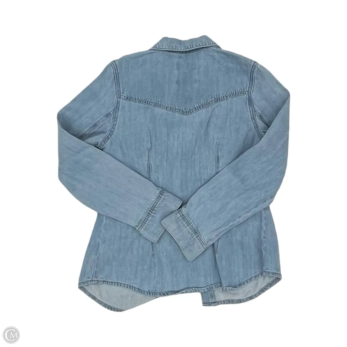 Jacket Denim By Universal Thread In Blue Denim, Size: S