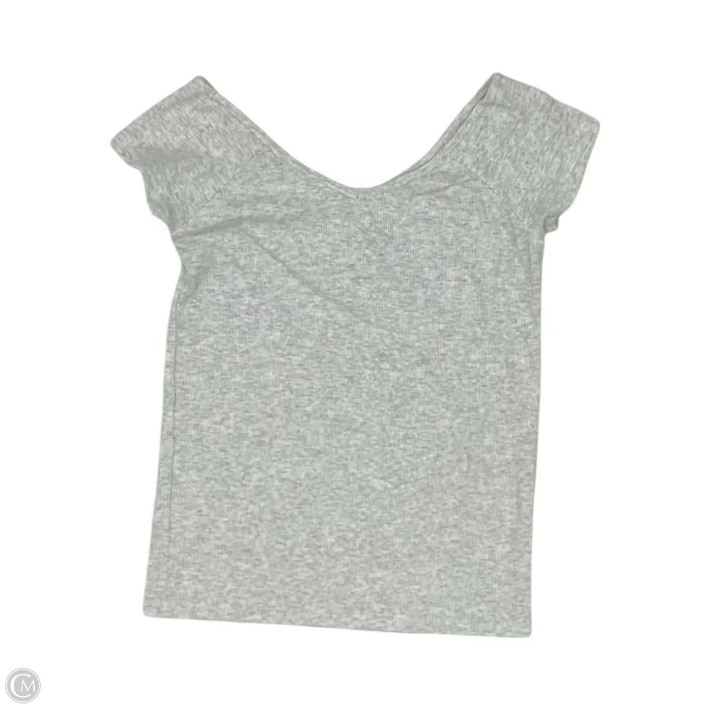 Top Short Sleeve Basic By American Eagle In Grey, Size: Xs