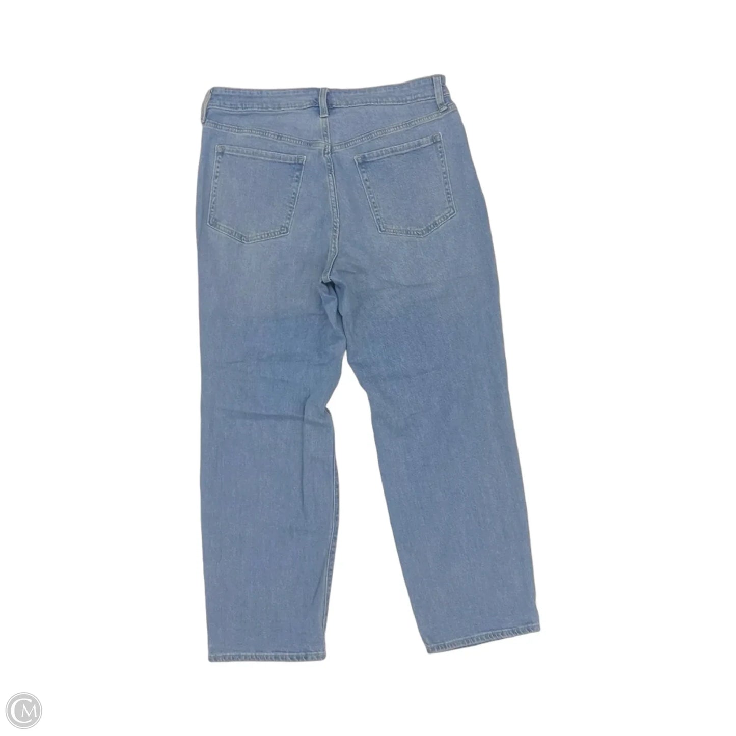 Jeans Straight By Old Navy In Blue Denim, Size: 16