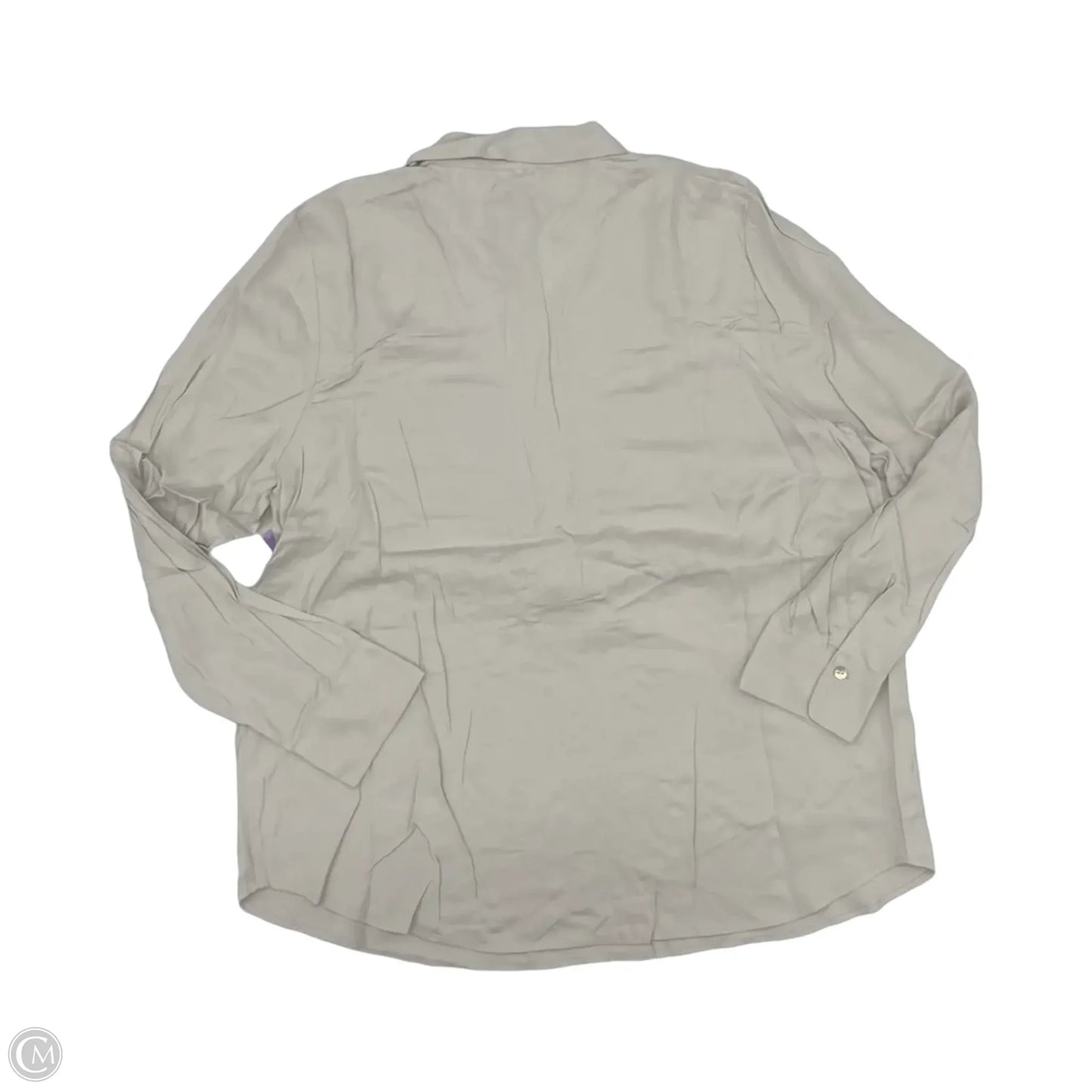 Blouse Long Sleeve By J. Jill In Cream, Size: L