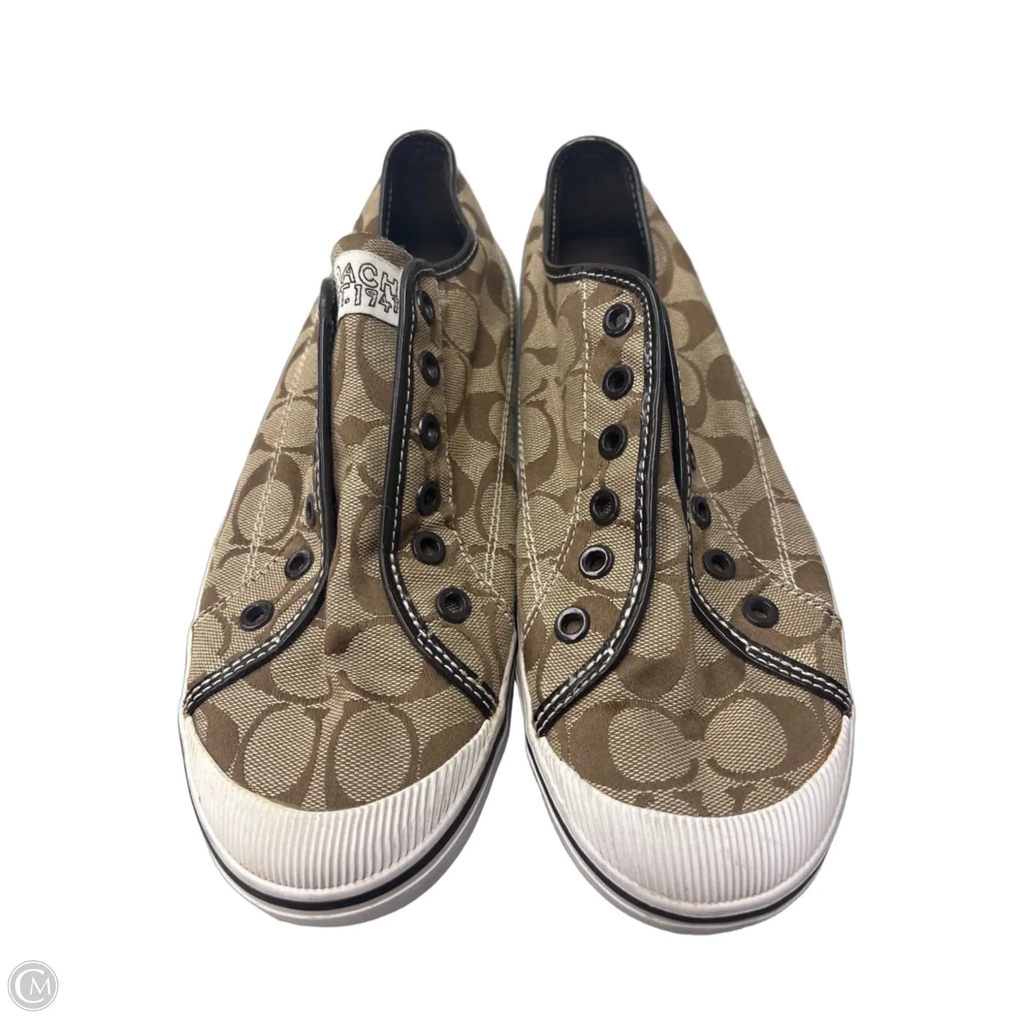 Shoes Designer By Coach In Brown, Size: 9.5