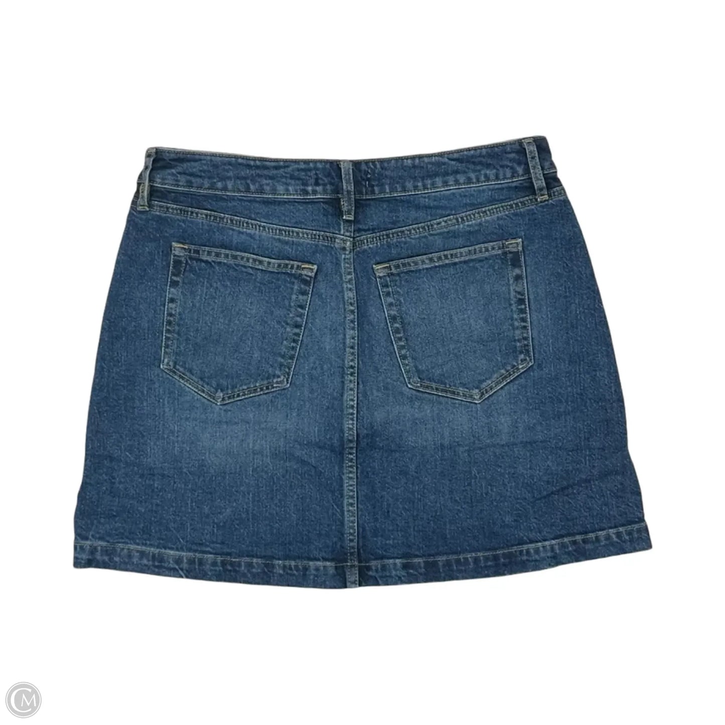 Skirt Mini & Short By Loft In Blue Denim, Size: 6