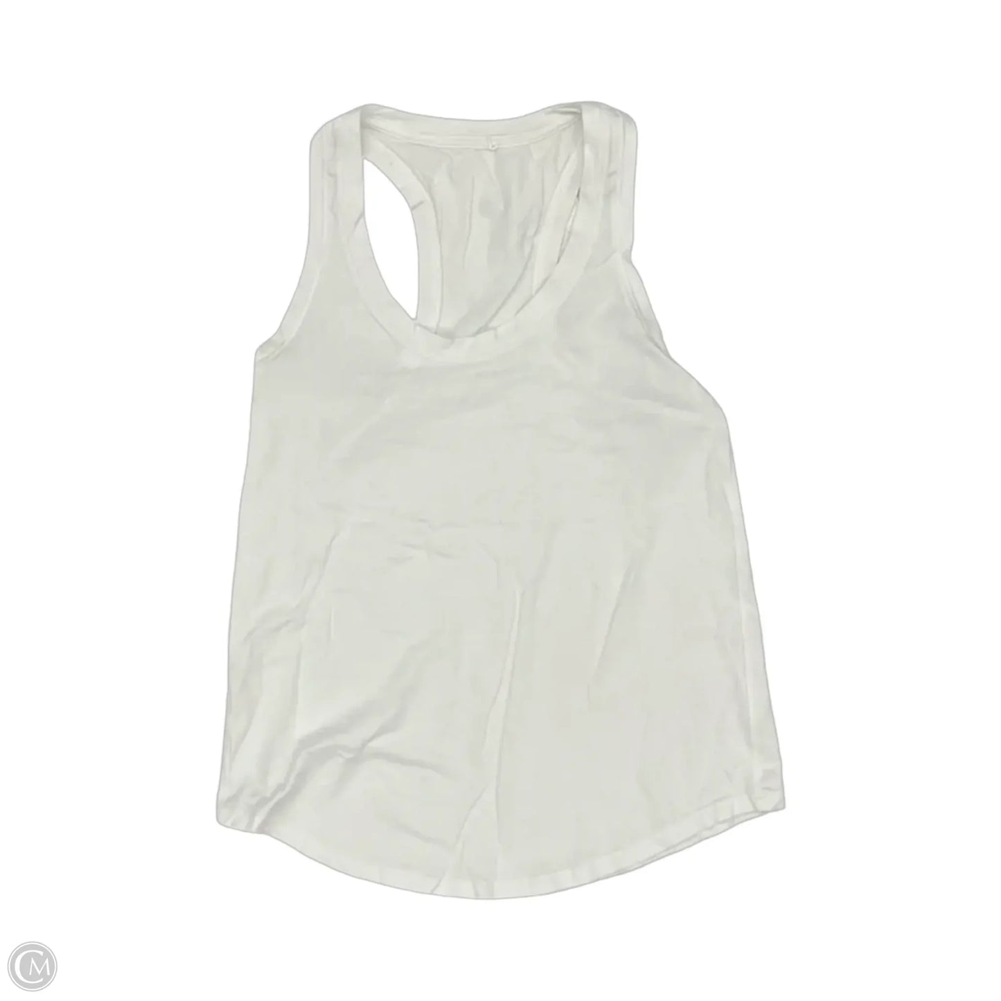 Athletic Tank Top By Lululemon In White, Size: Xs