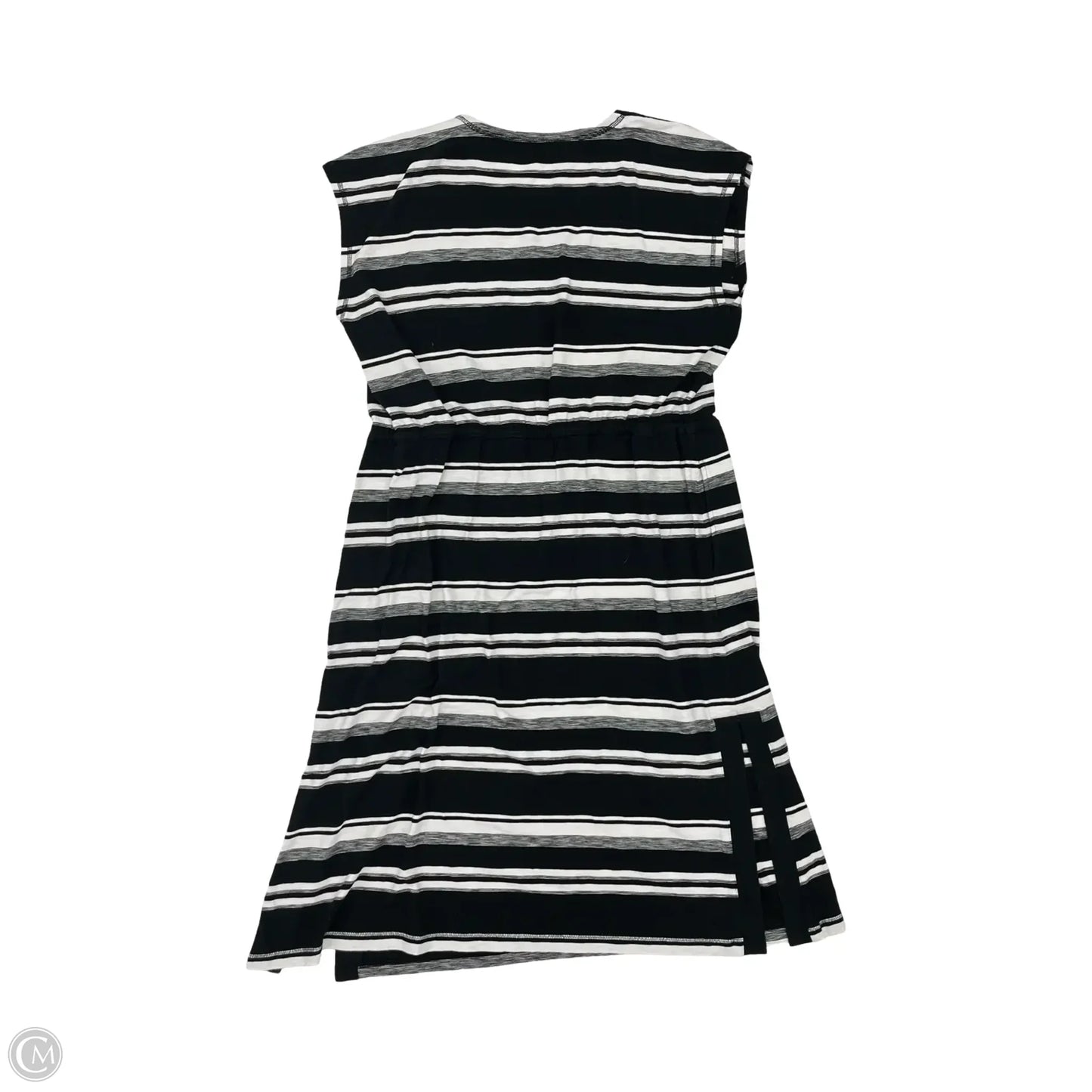 Dress Casual Midi By Talbots In Black & White, Size: Xl