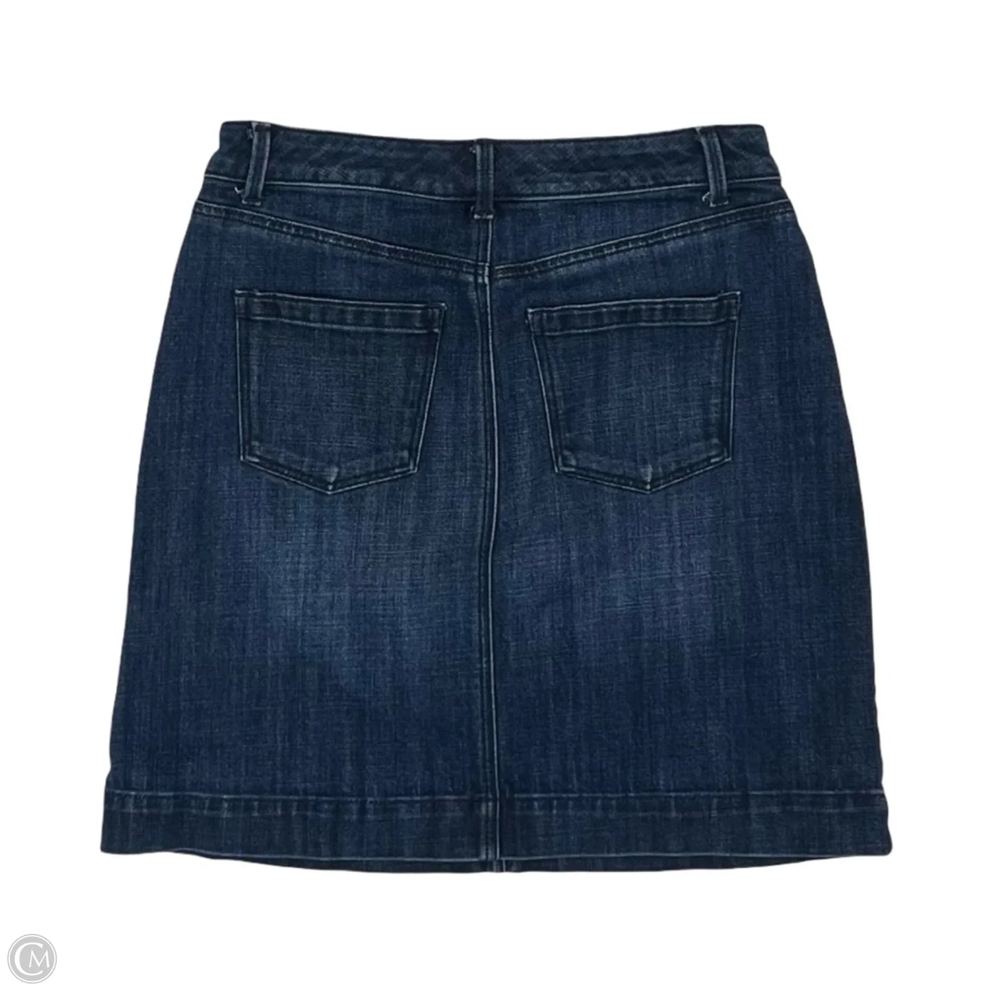 Skirt Mini & Short By Talbots In Blue Denim, Size: 2