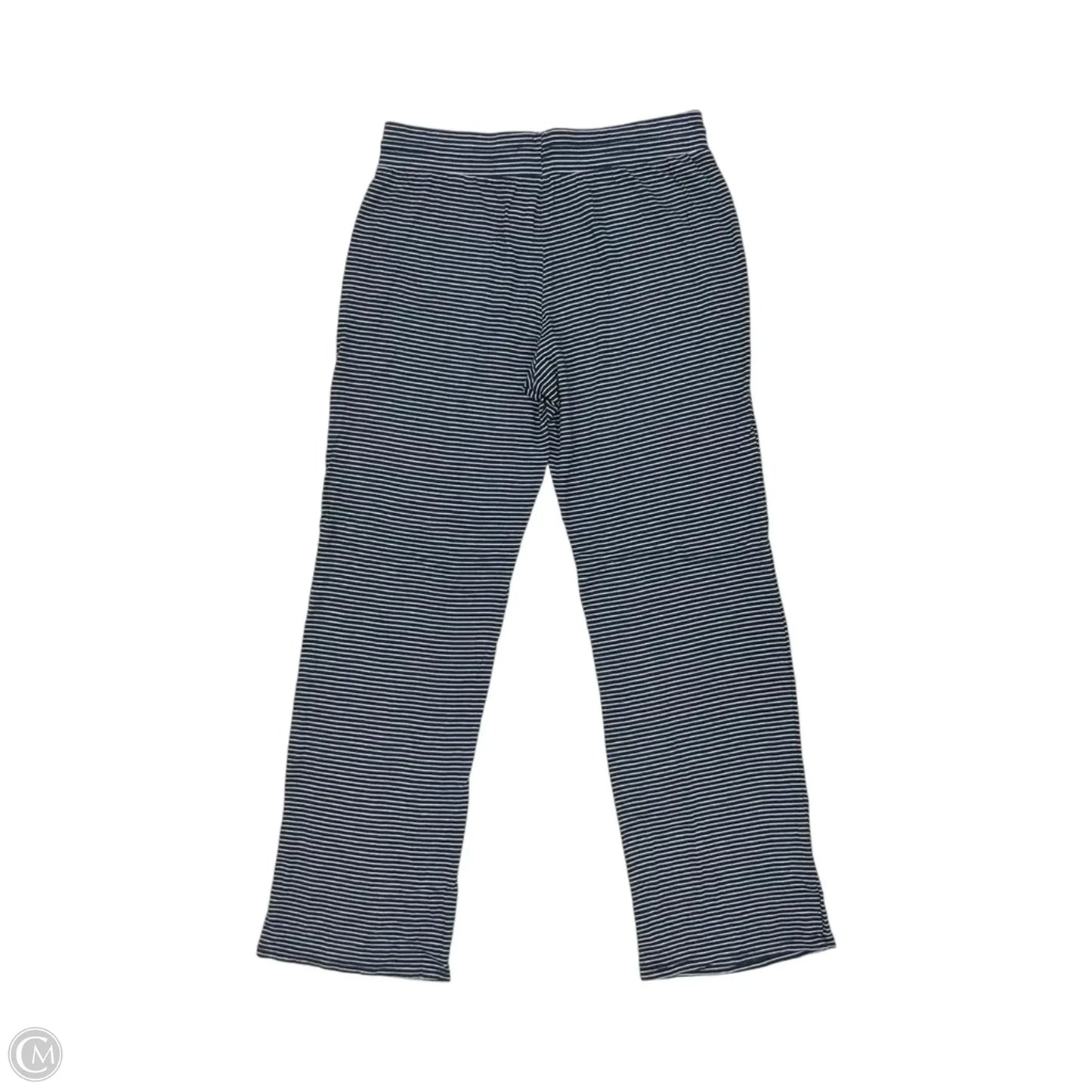 Pajama Pants By Stars Above In Blue & White, Size: M