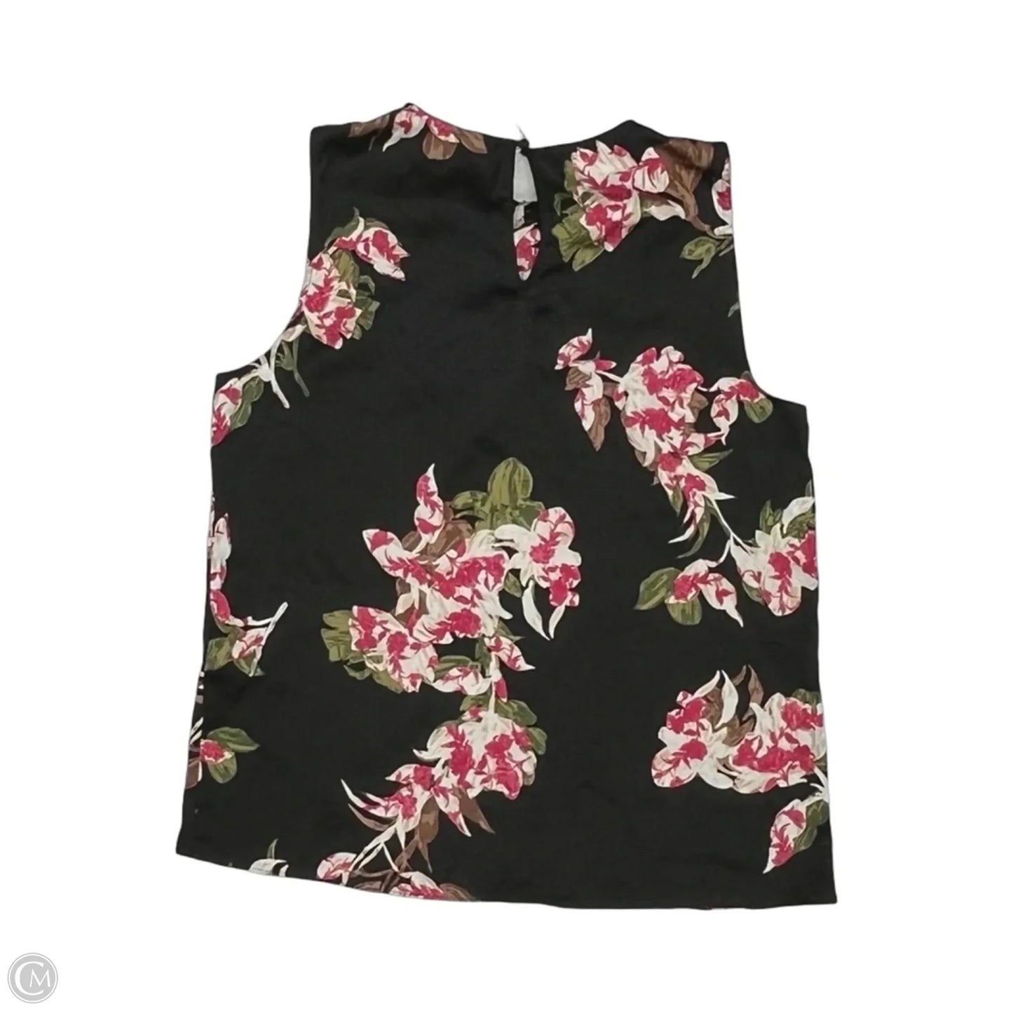 Blouse Sleeveless By White House Black Market In Black & Pink, Size: M
