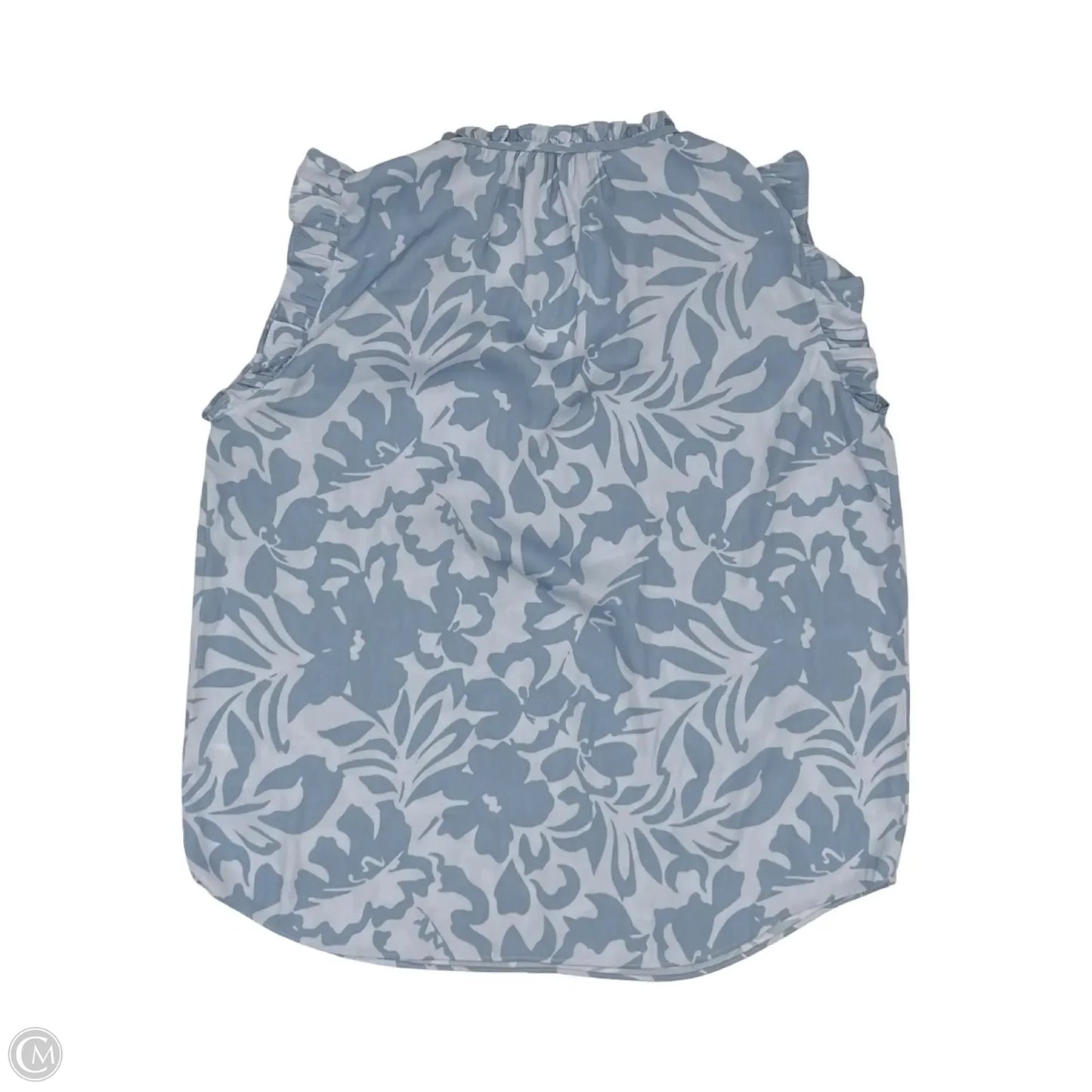 Blouse Sleeveless By Maison Damelie In Blue, Size: S