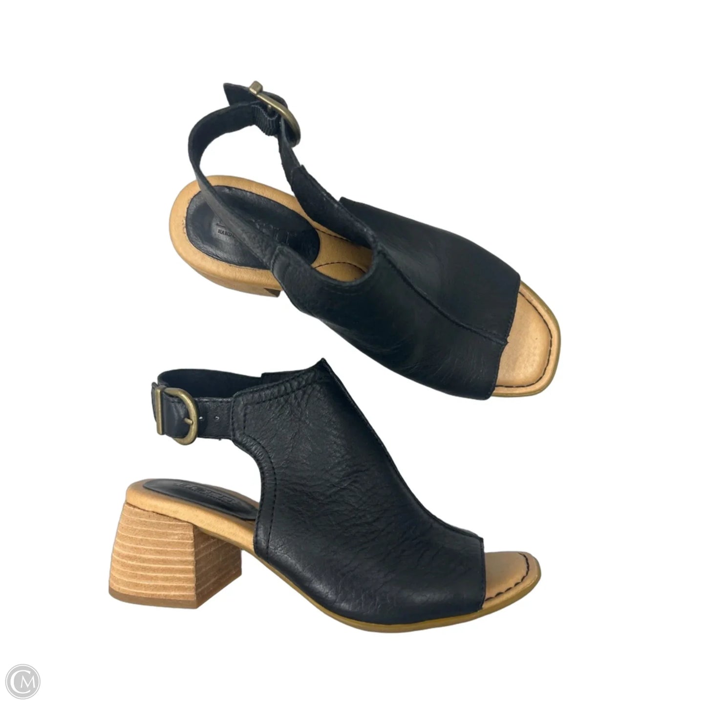 Sandals Heels Block By Born In Black, Size: 6