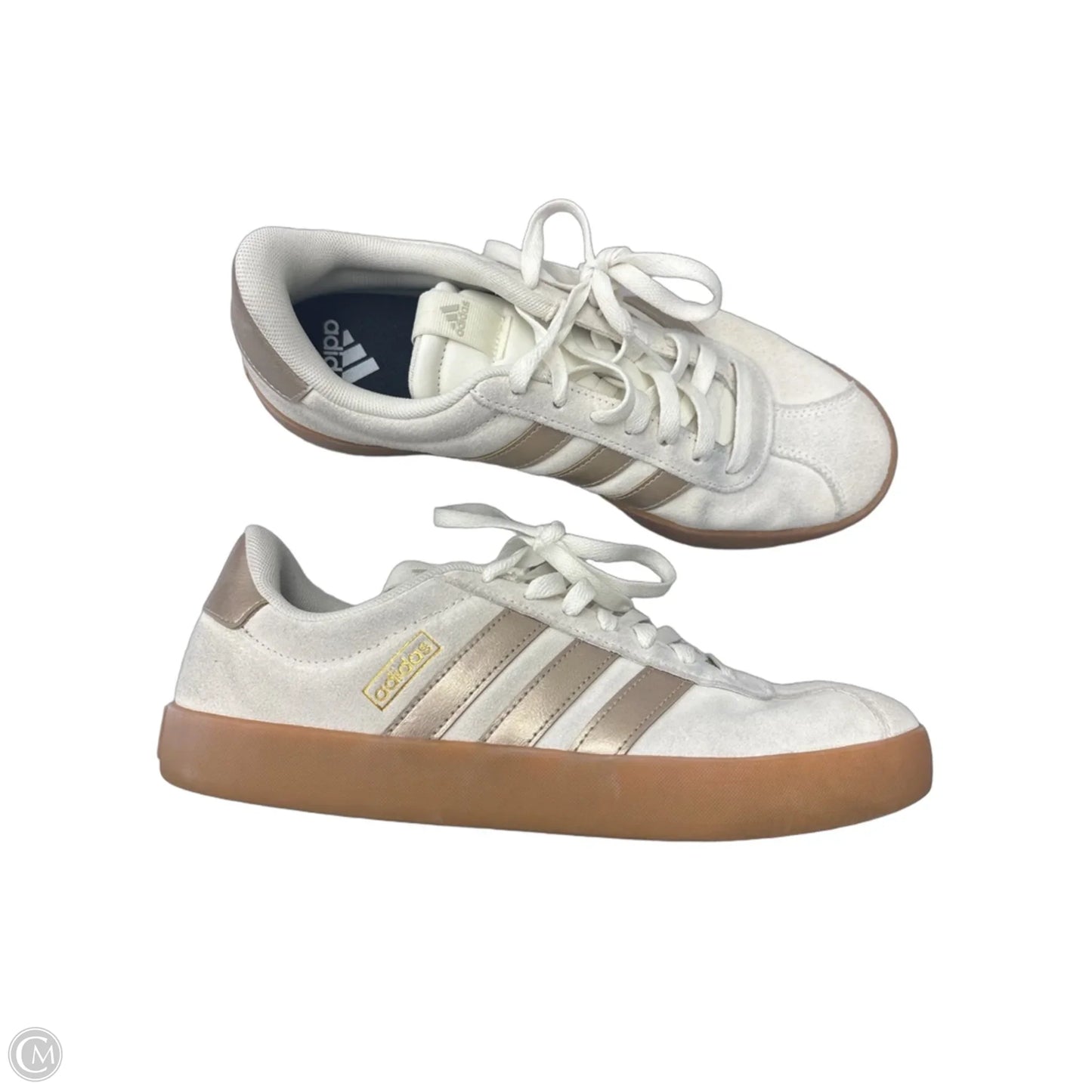 Shoes Sneakers By Adidas In Cream, Size: 9