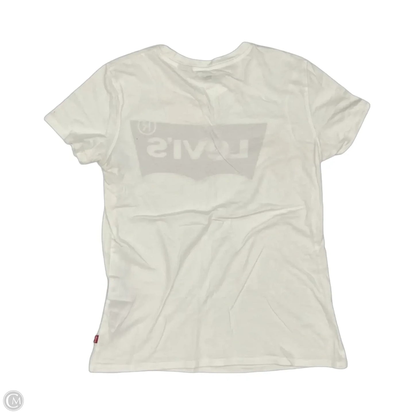 Top Short Sleeve By Levis In White, Size: Xs