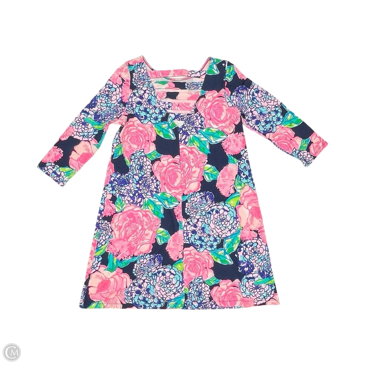 Dress Designer By Lilly Pulitzer In Blue & Pink, Size: M