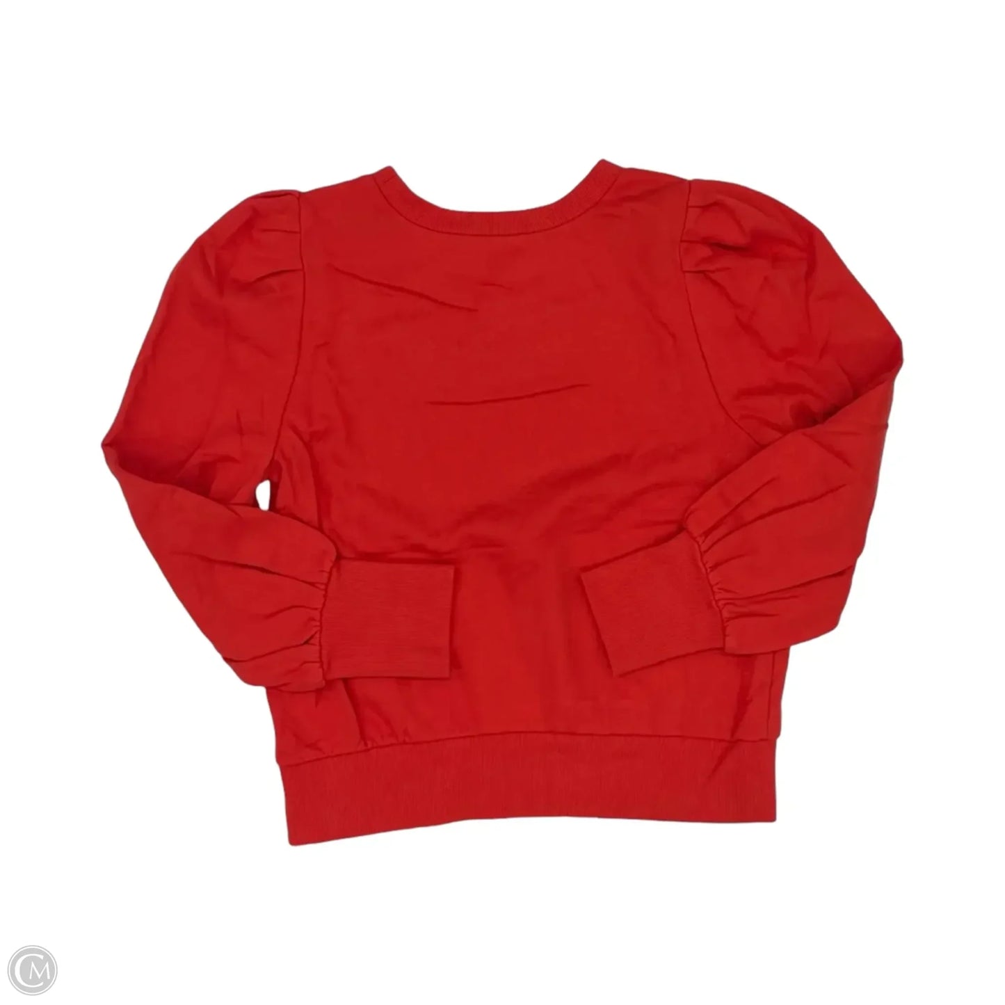 Sweatshirt Crewneck By Loft In Red, Size: L