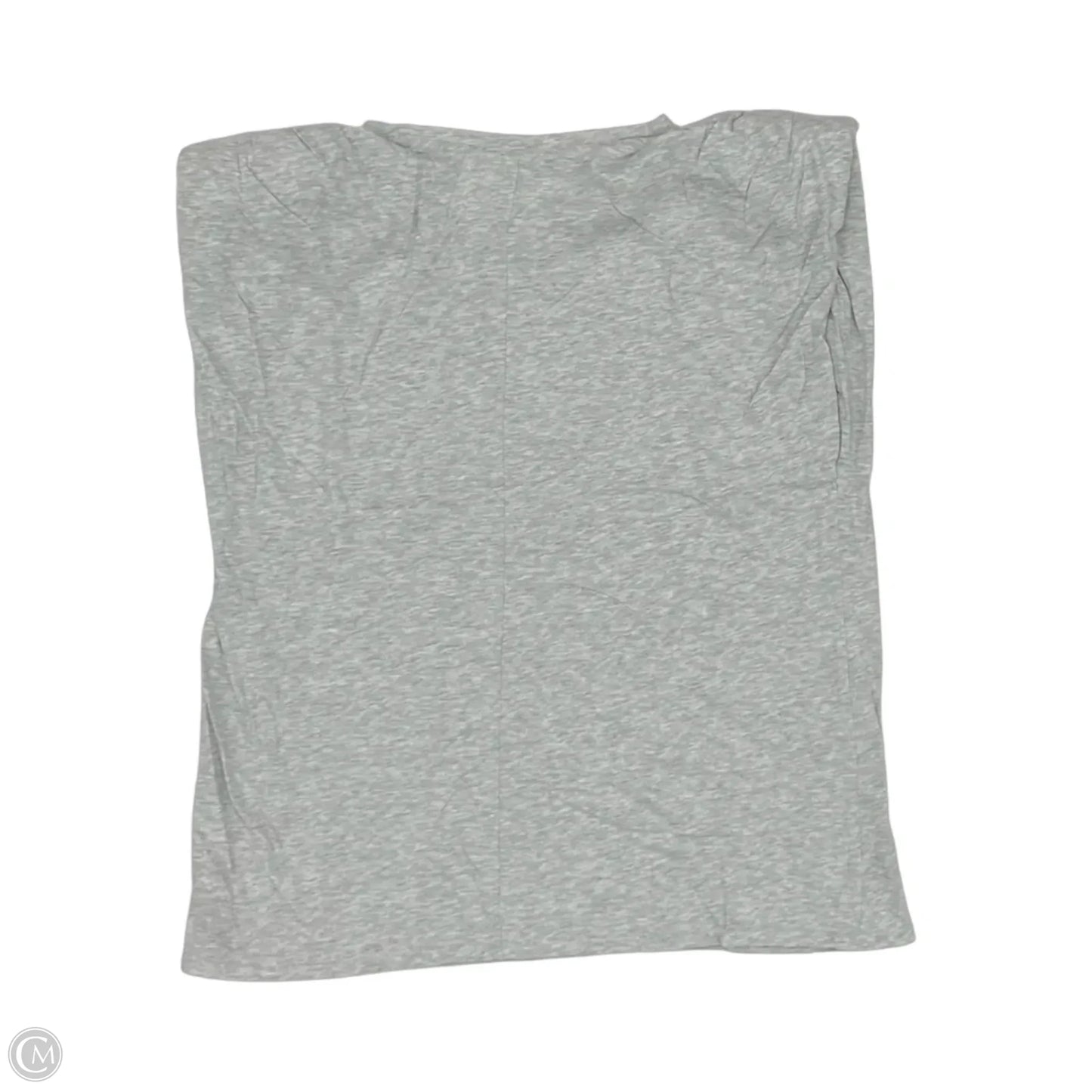 Top Short Sleeve By Express In Grey, Size: L