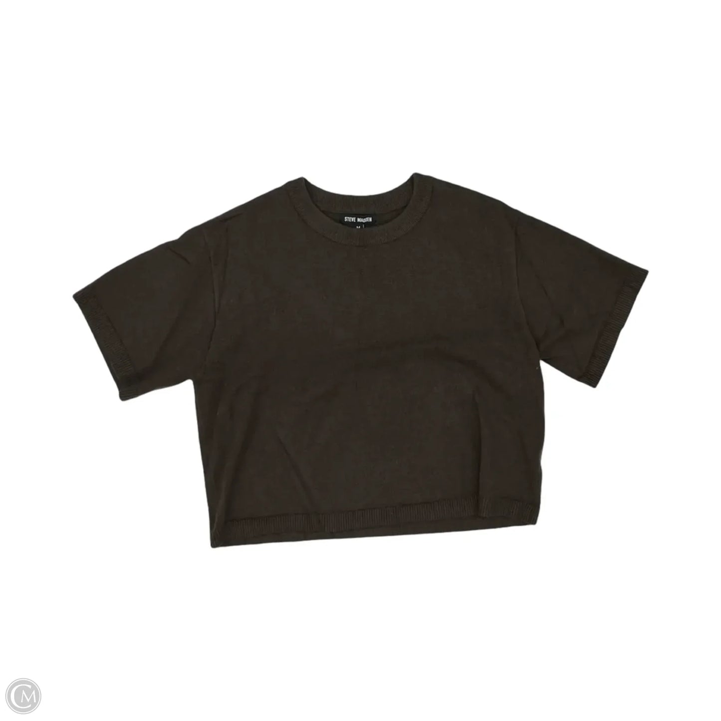 Sweater Short Sleeve By Steve Madden In Brown, Size: M
