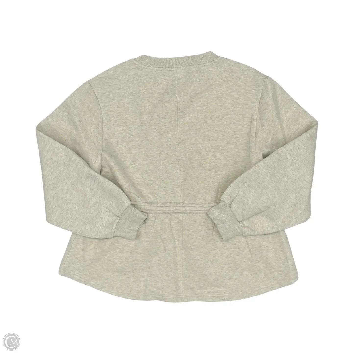 Athletic Sweatshirt Crewneck By Varley In Cream, Size: M