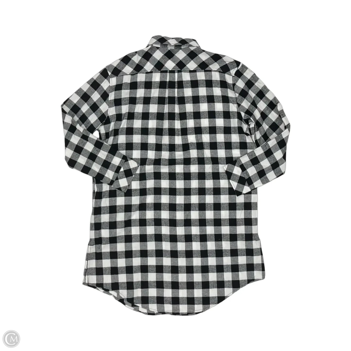 Dress Casual Short By Clothes Mentor In Black & White, Size: M