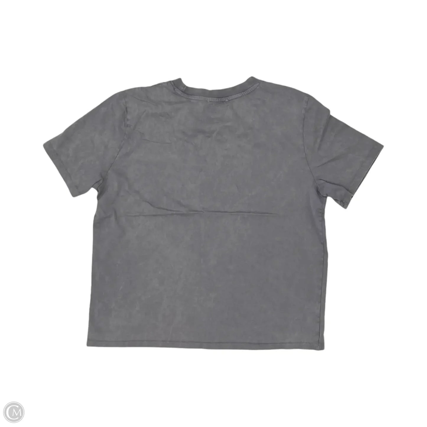 Top Short Sleeve By Zara In Grey, Size: L