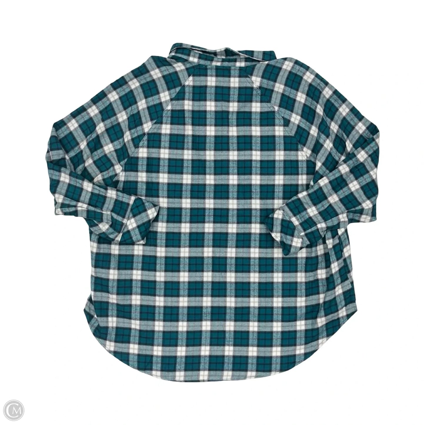 Top Long Sleeve By Wild Fable In Teal, Size: Xl