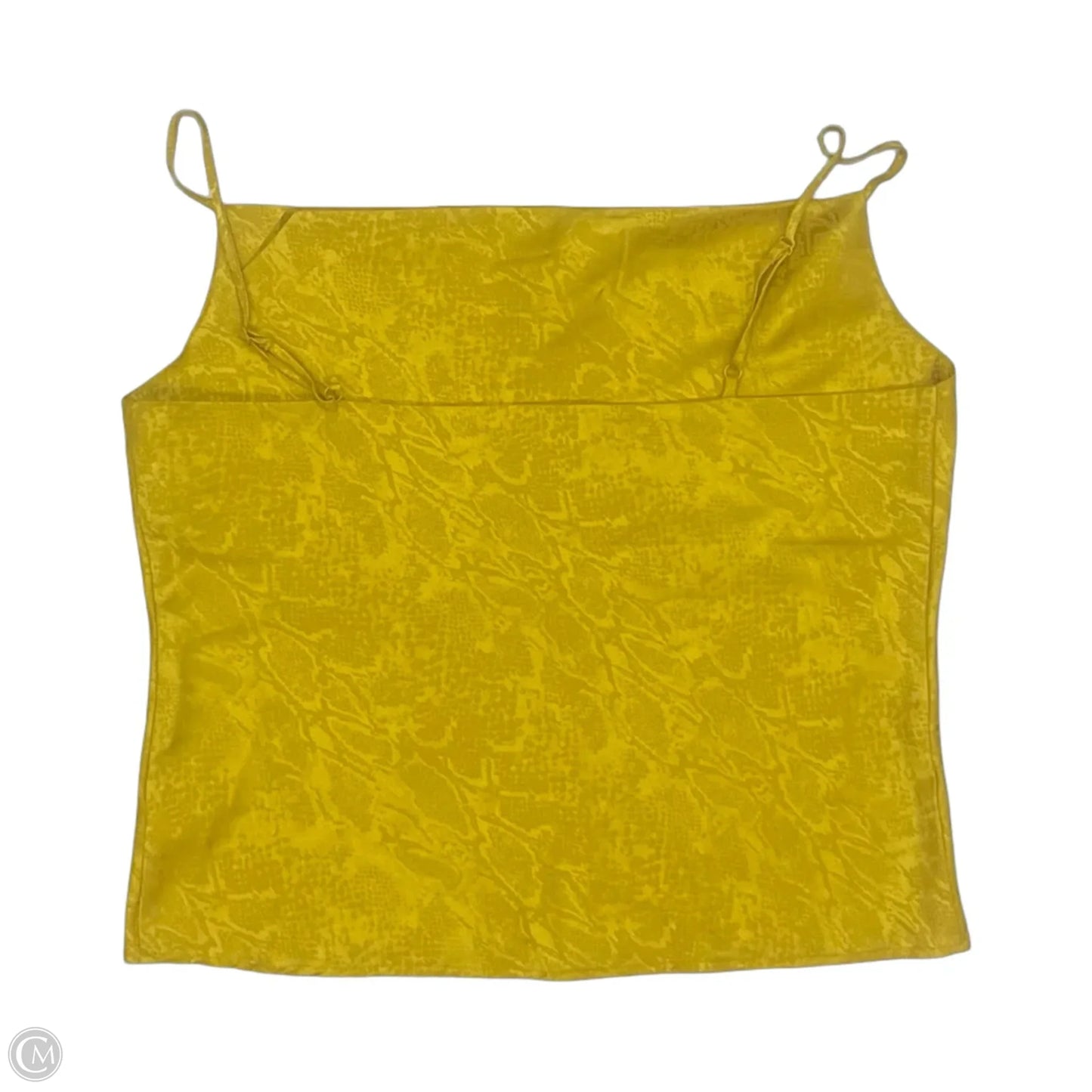 Blouse Sleeveless By Wayf In Yellow, Size: M