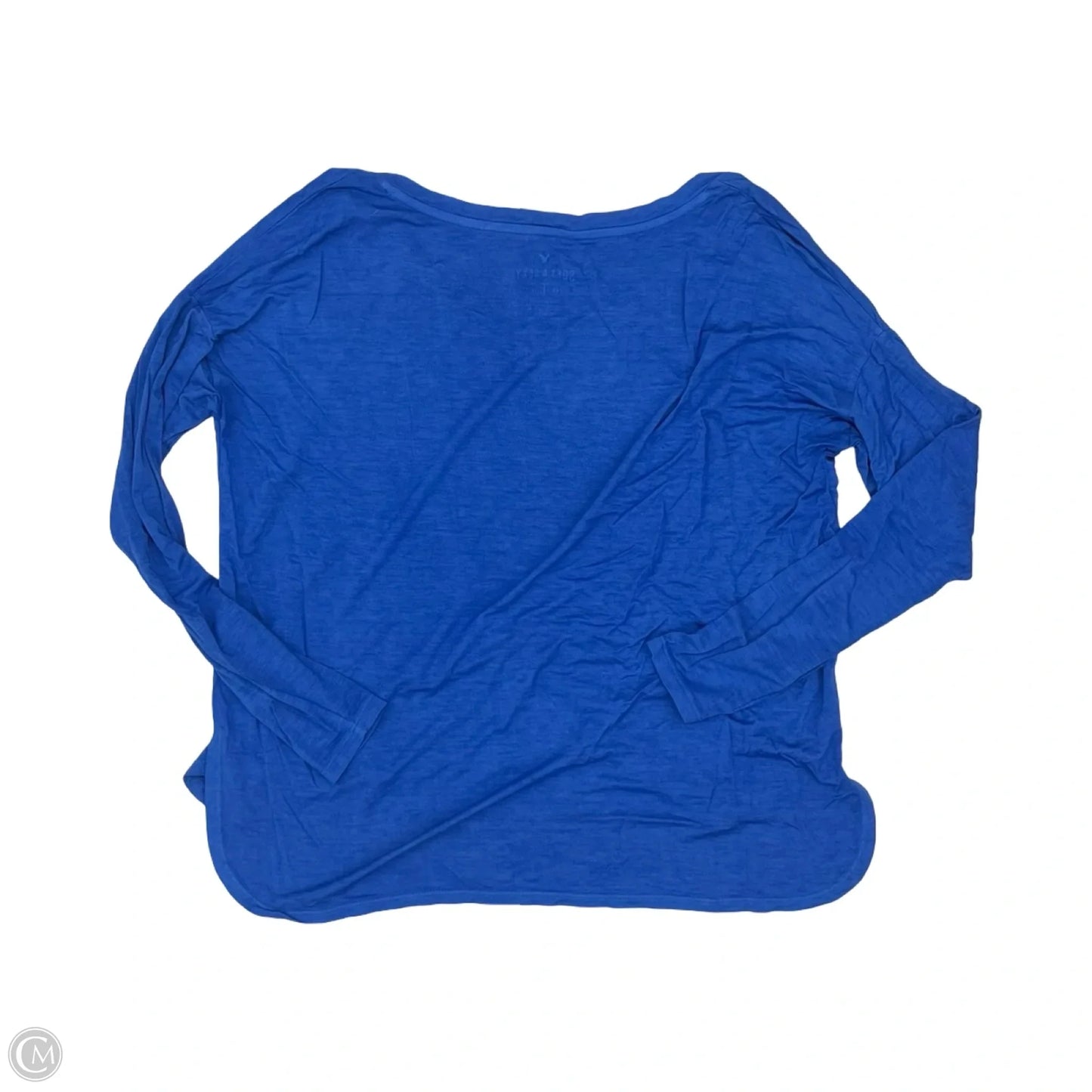 Top Long Sleeve Basic By American Eagle In Blue, Size: S