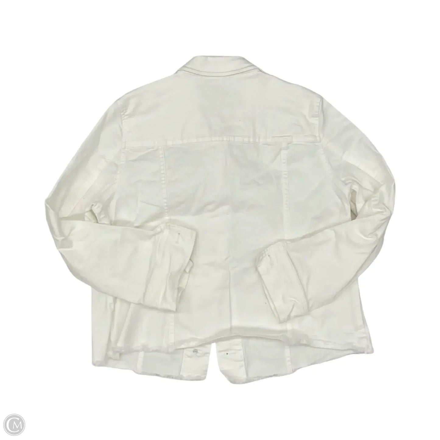Jacket Denim By Christopher And Banks In White Denim, Size: Mp