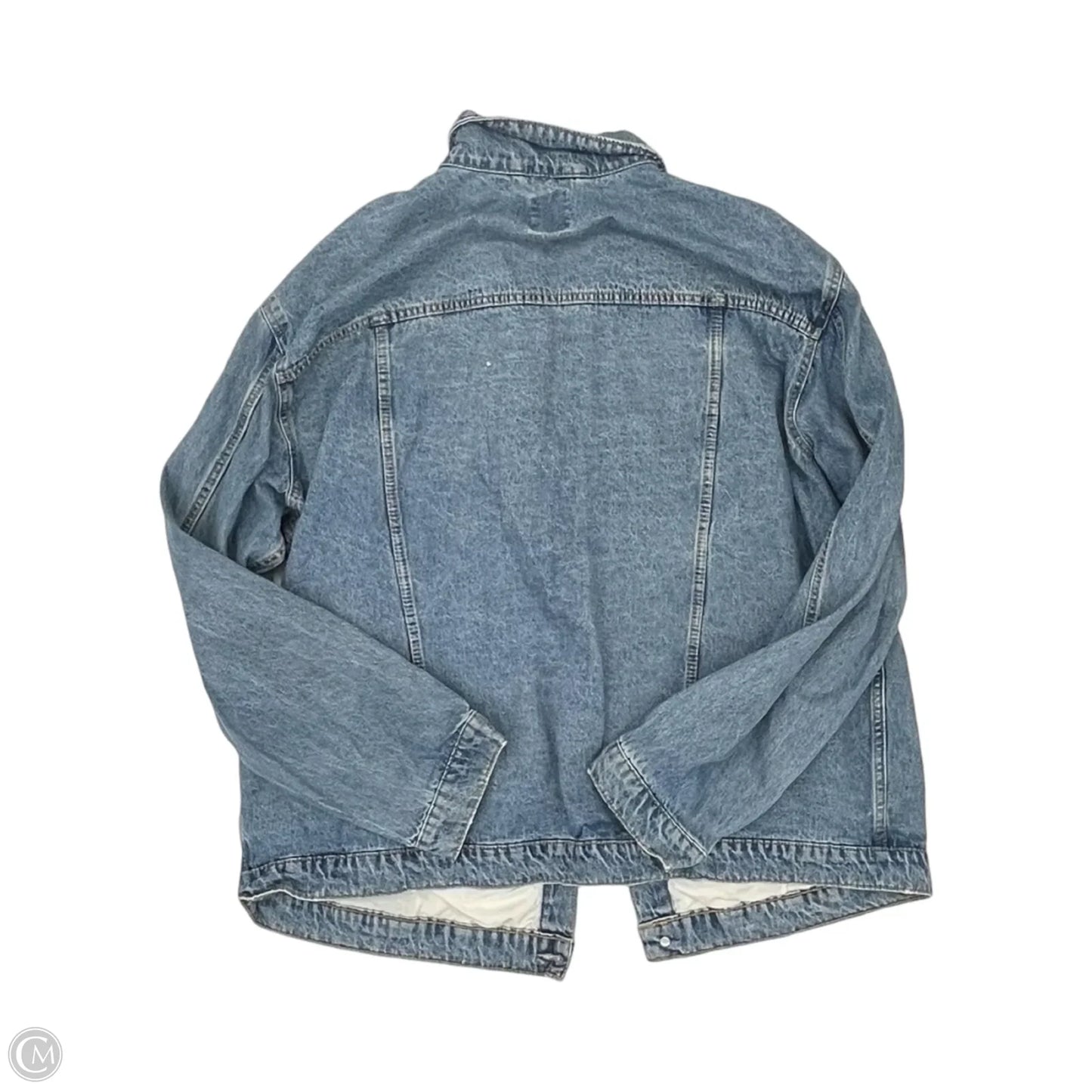 Jacket Denim By Clothes Mentor In Blue Denim, Size: Xxl