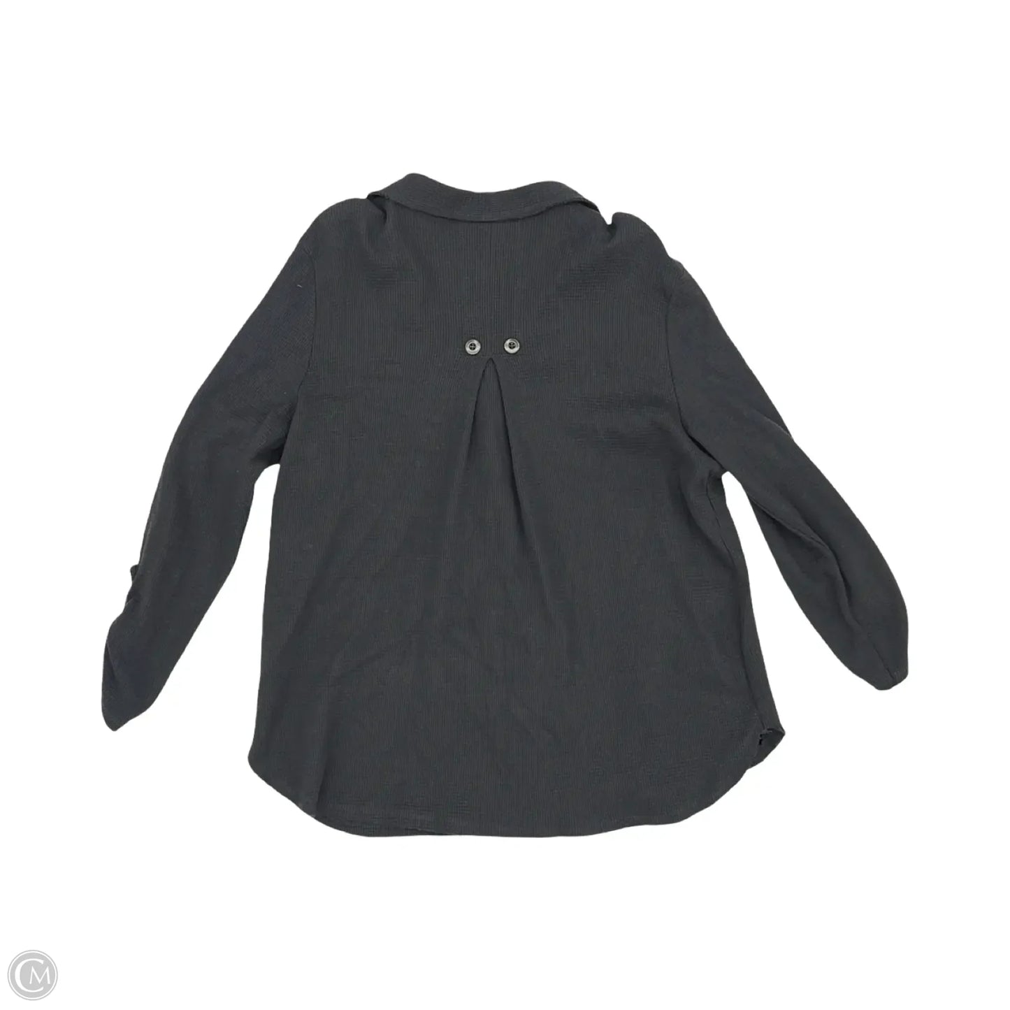 Jacket Shirt By Lulu B In Grey, Size: Xl