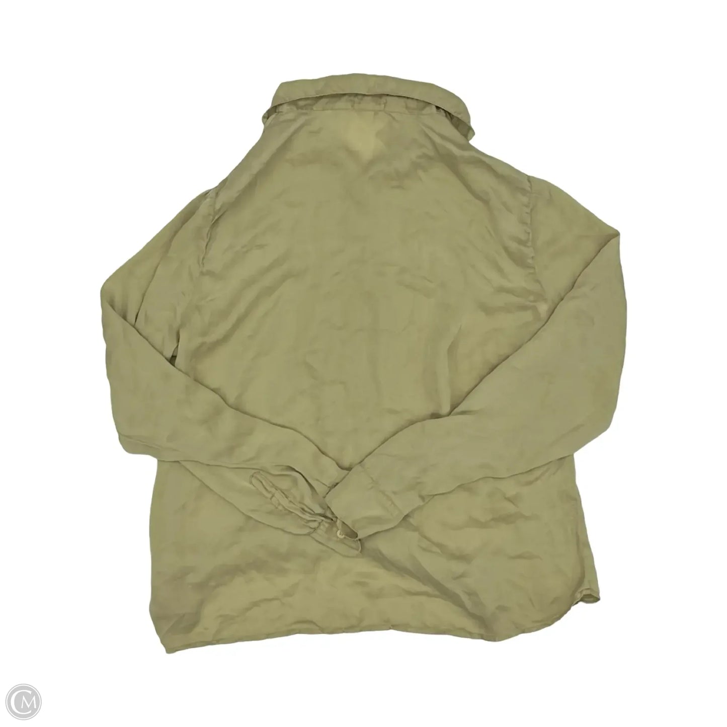 Blouse Long Sleeve By Cmb In Yellow, Size: Xl
