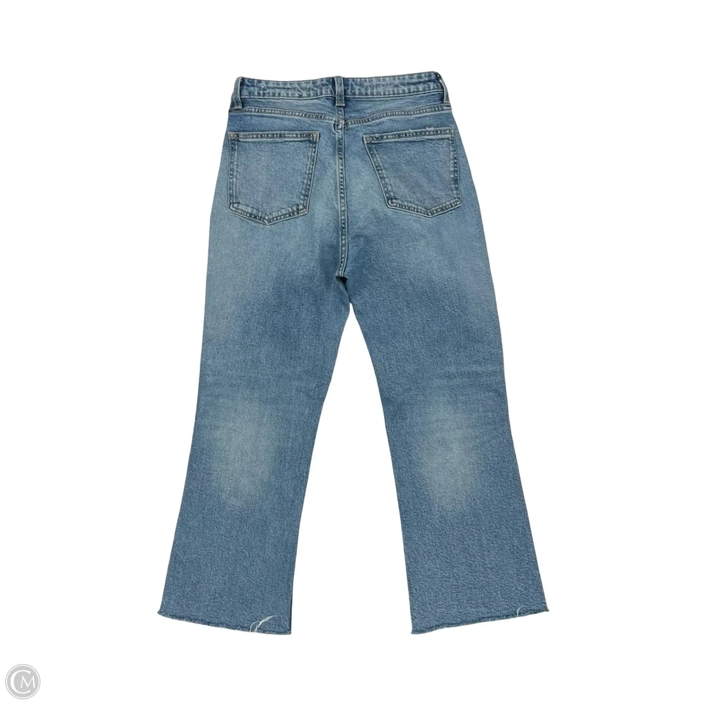 Jeans Cropped By Zara In Blue Denim, Size: 6