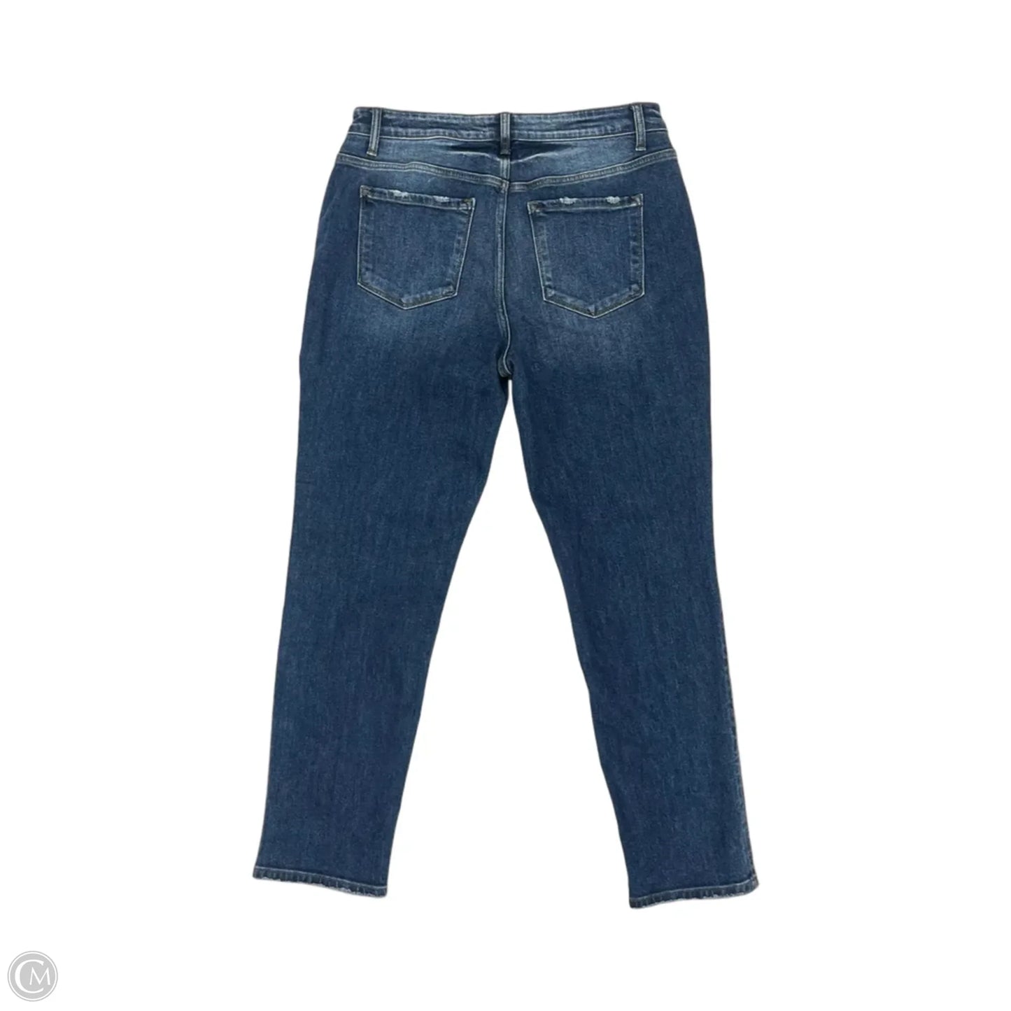 Jeans Straight By Flying Monkey In Blue Denim, Size: 12