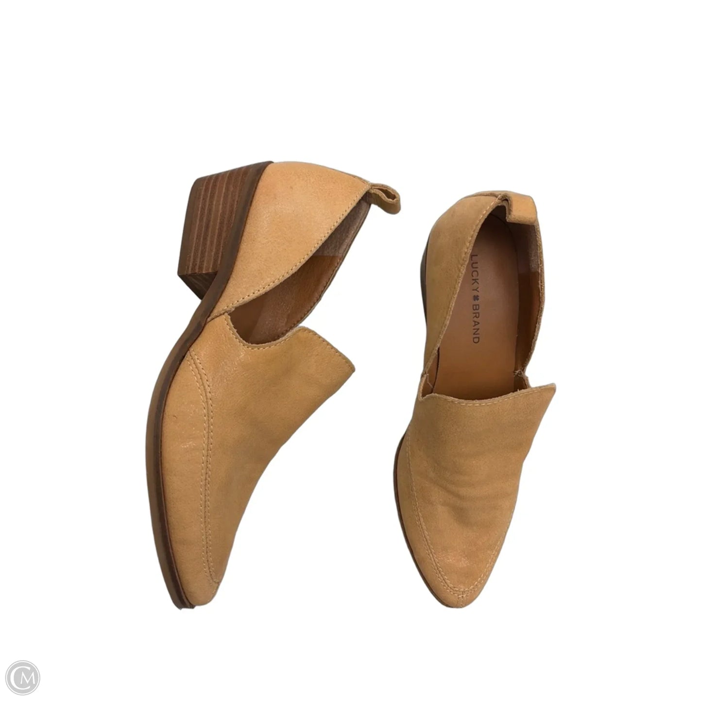 Shoes Heels Block By Lucky Brand In Tan, Size: 7