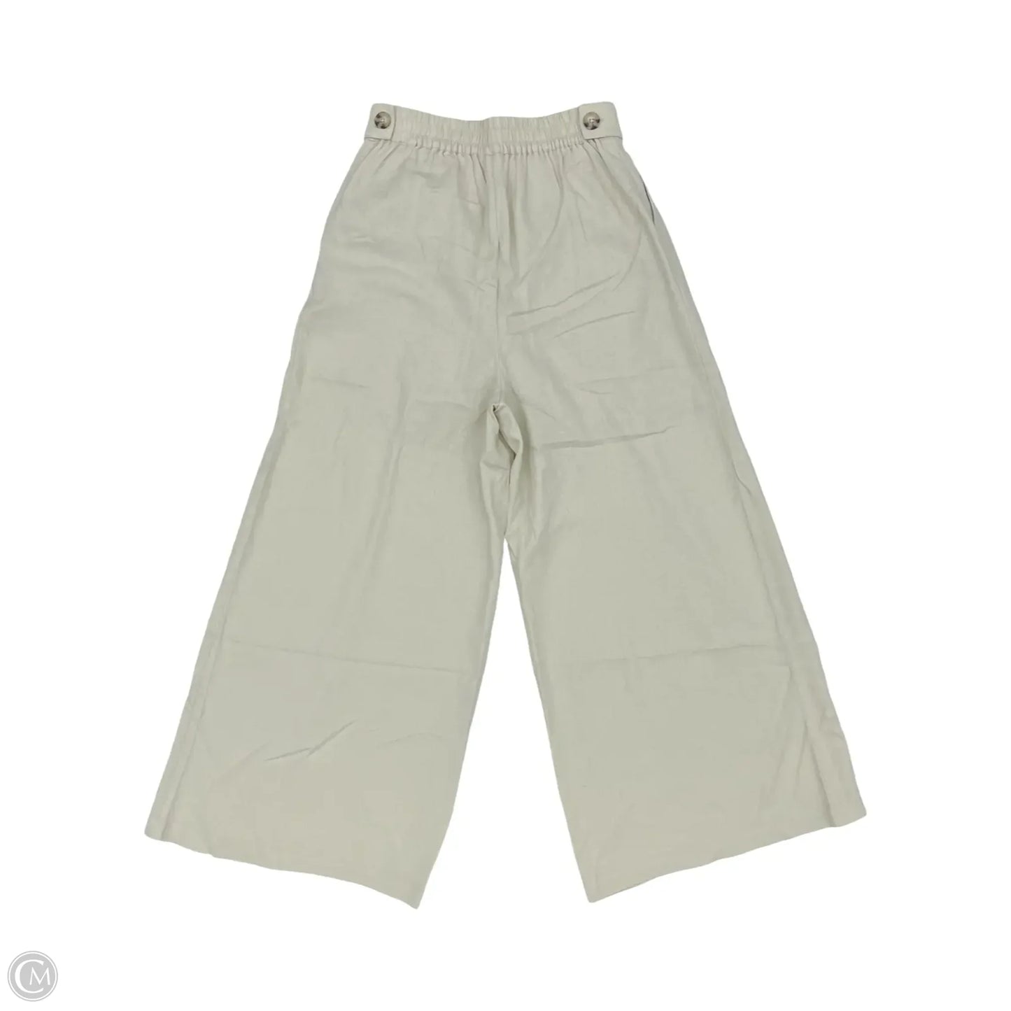Pants Wide Leg By Bar Iii In Cream, Size: M