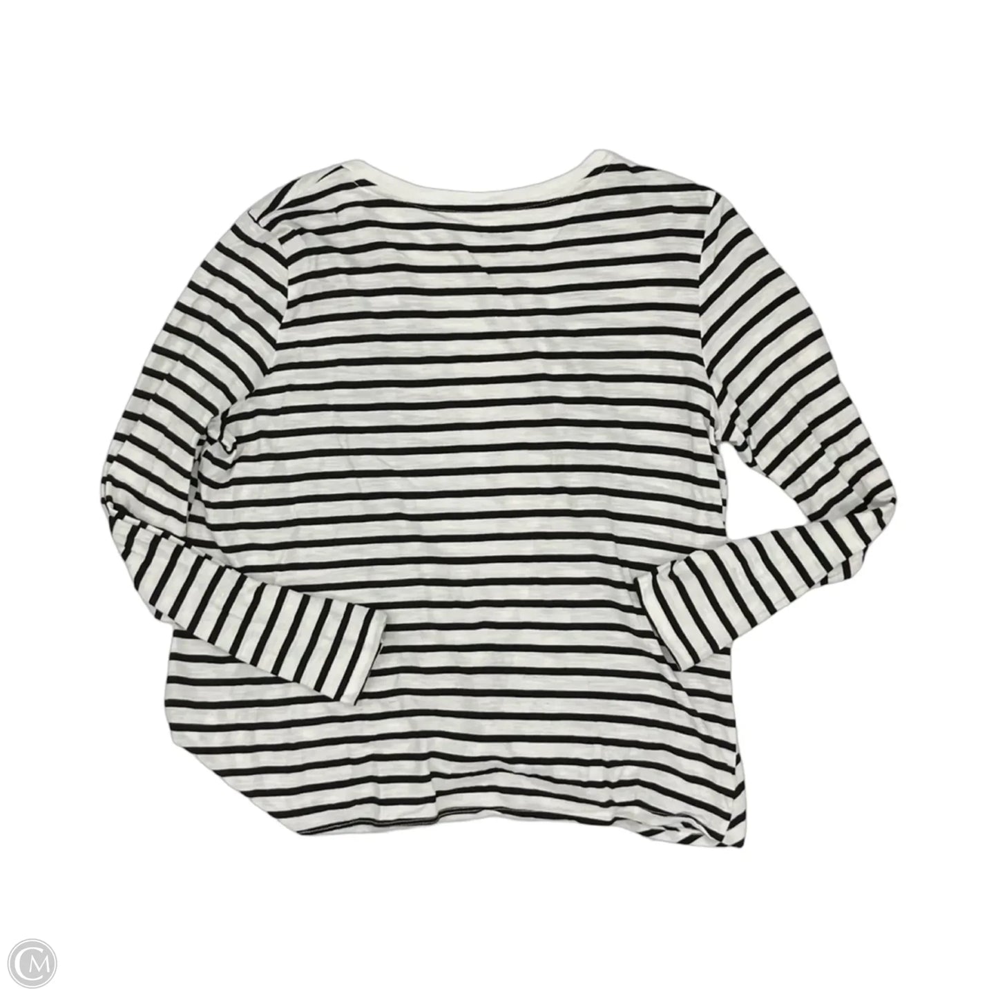 Top Long Sleeve By Maurices In Black & White, Size: Xl